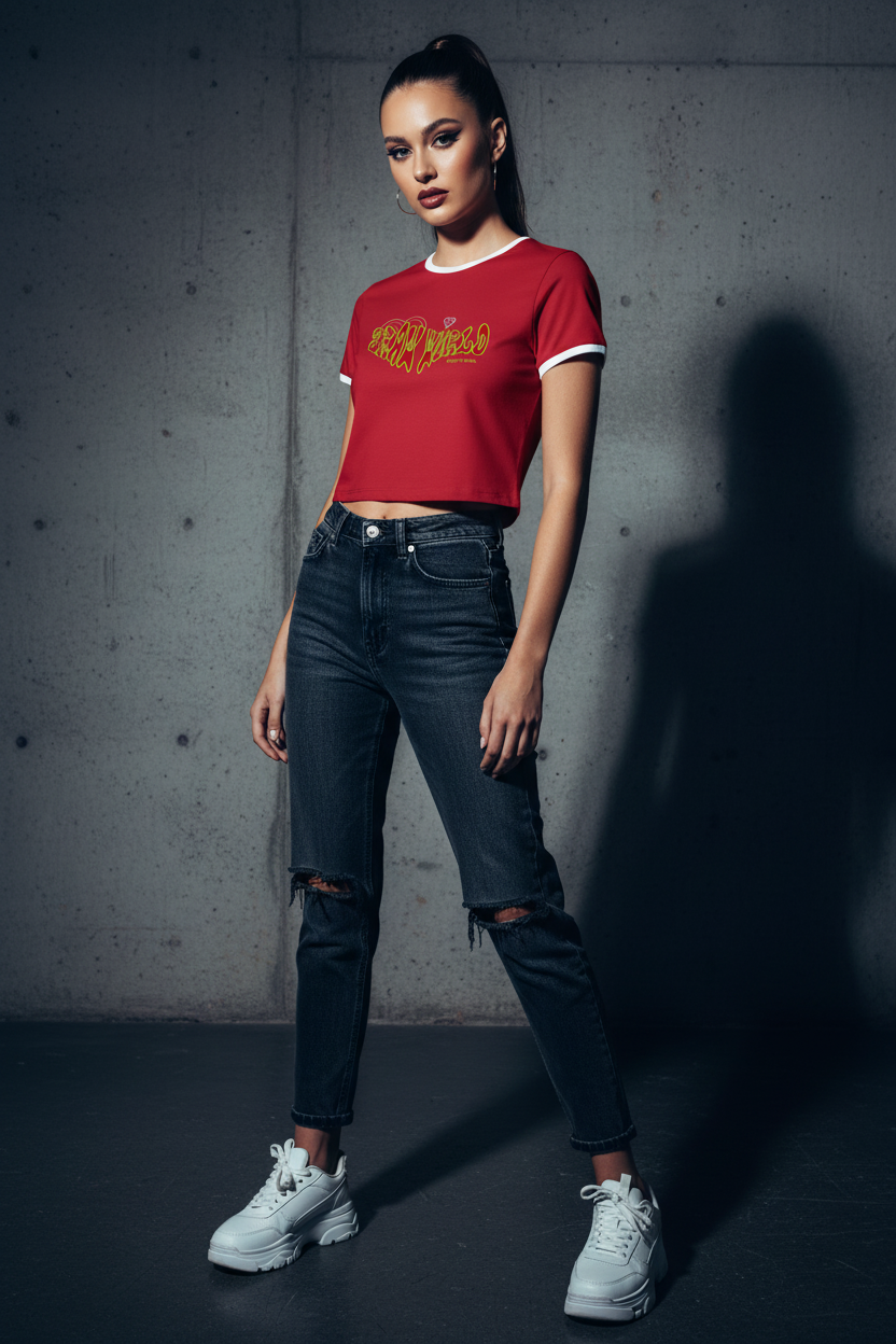 2RAW Pretty Soul Crop Tee