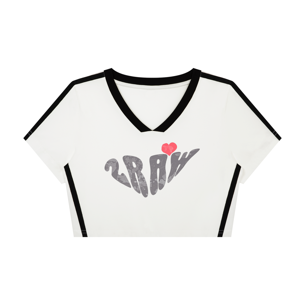 2RAW V-Neck Active Crop Top