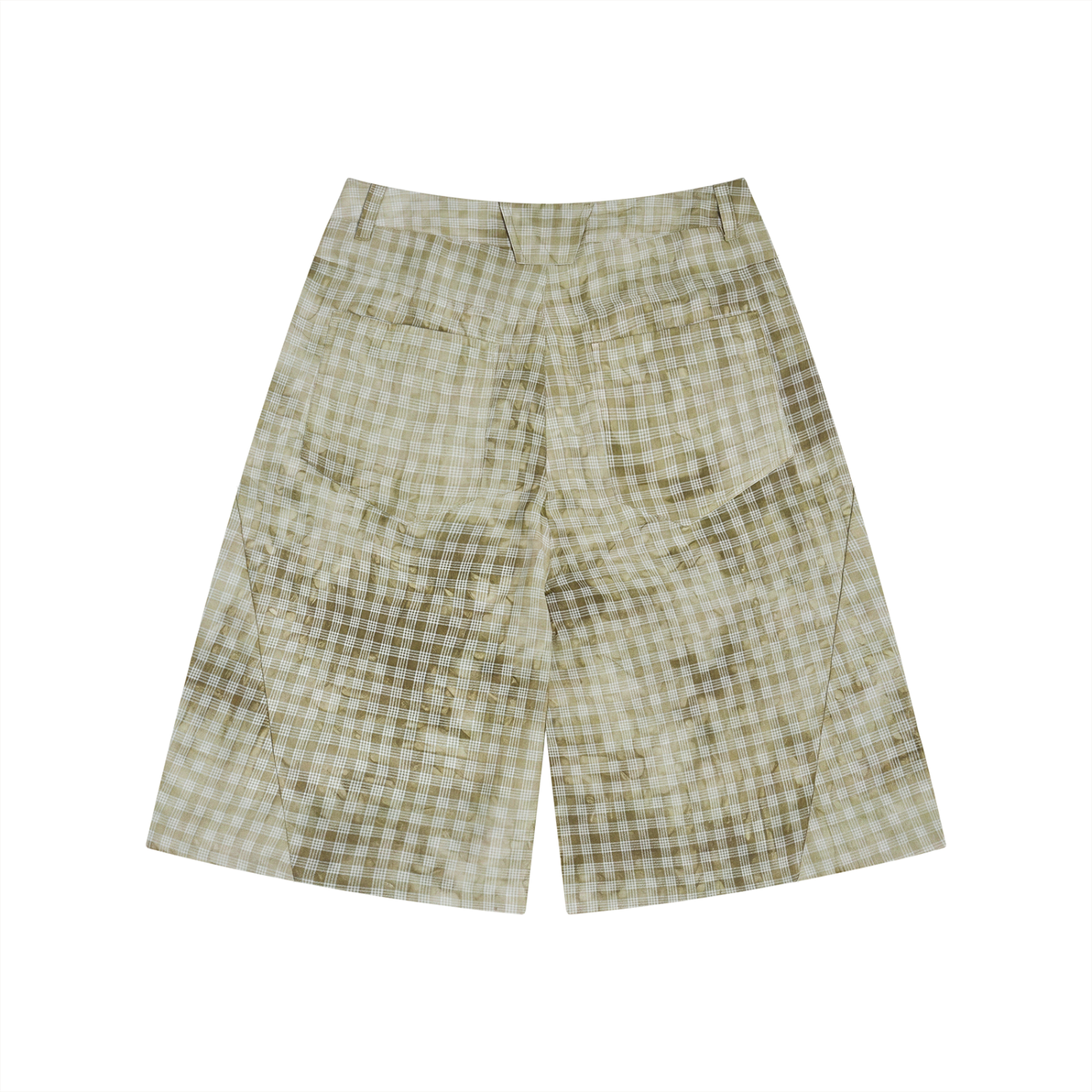 2RAW Vintage Wash Plaid Shorts