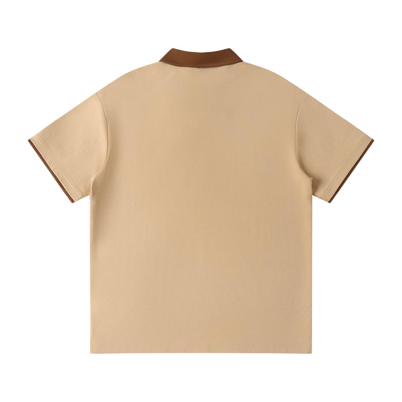 2RAW Contrast Collar Raglan Polo