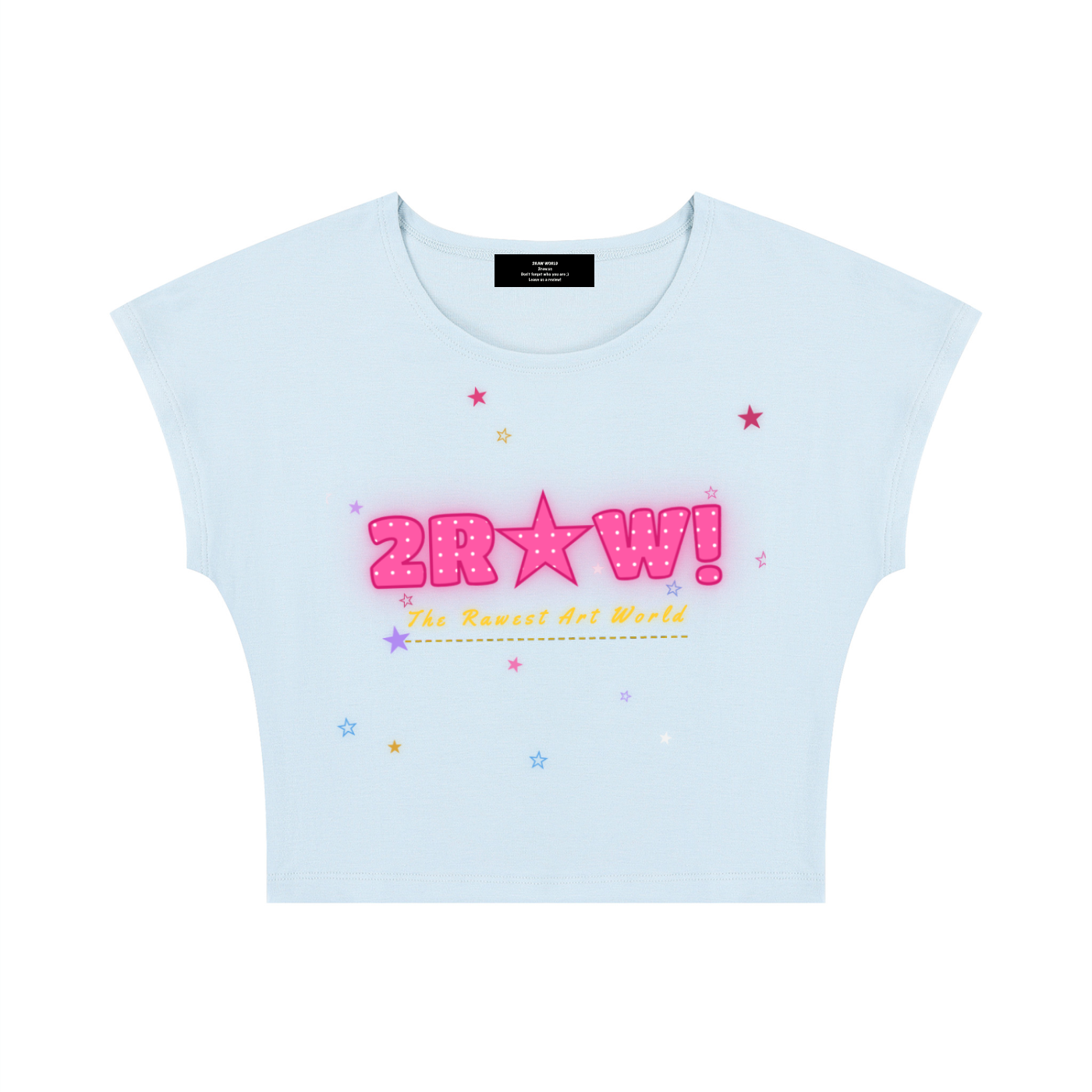 2RAW Women's Slim Crop Tee