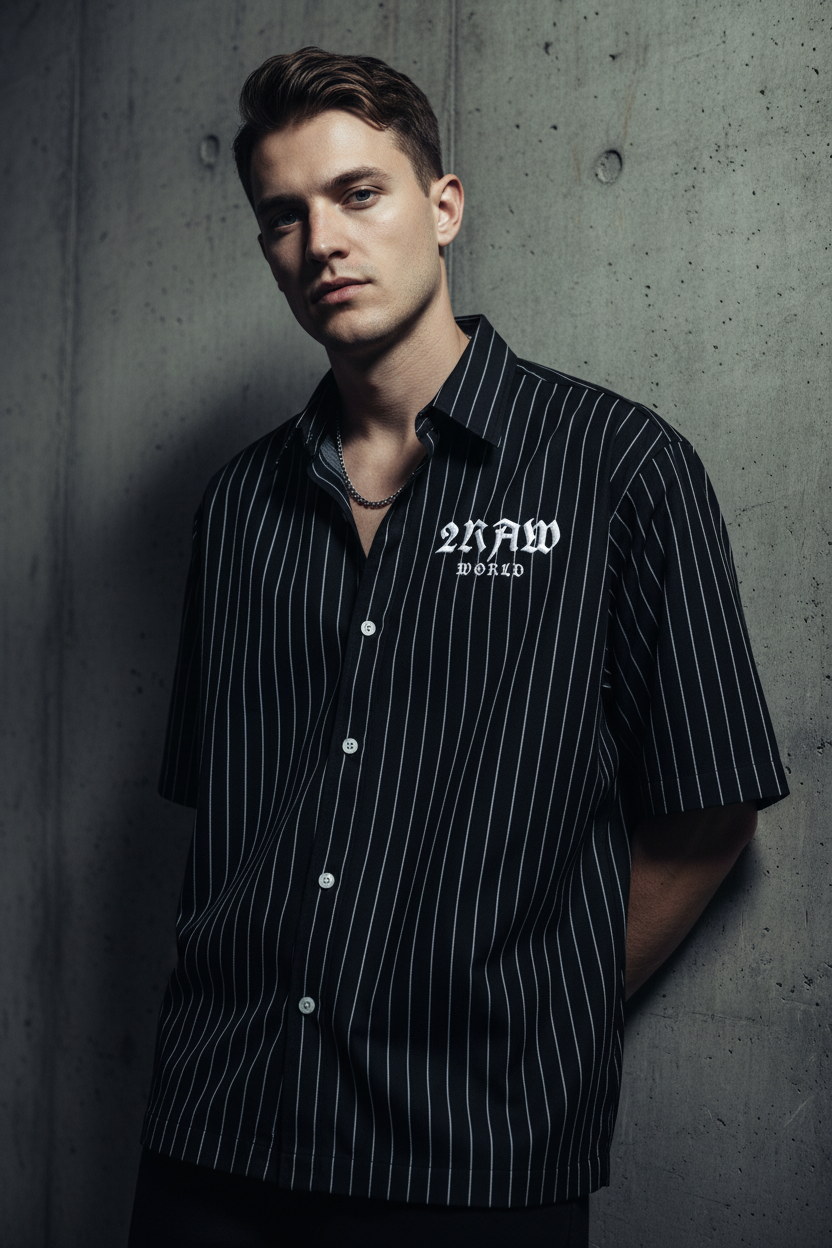 2RAW World Button-Up Shirt — White