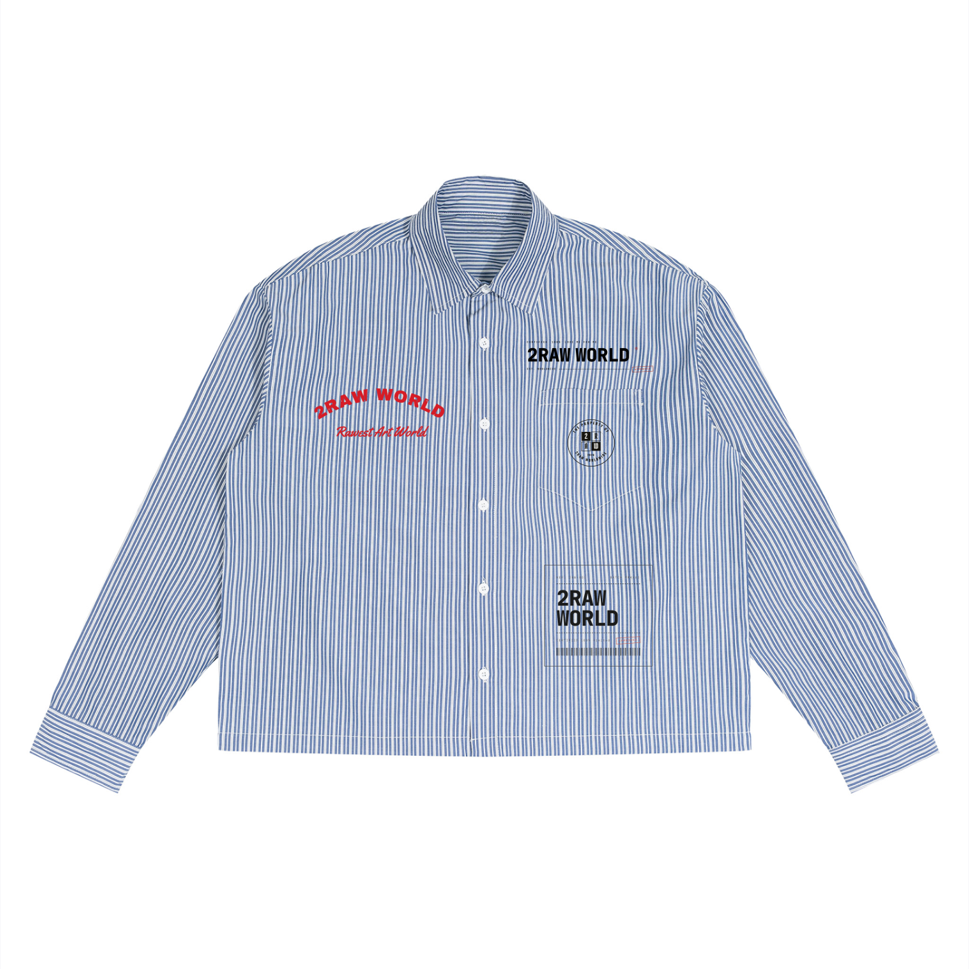 2RAW Boxy Striped Shirt