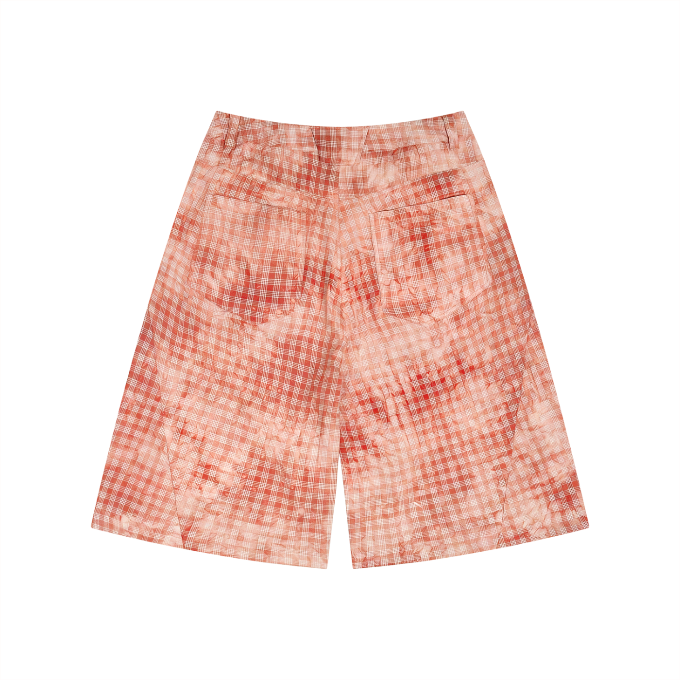 2RAW Vintage Wash Plaid Shorts