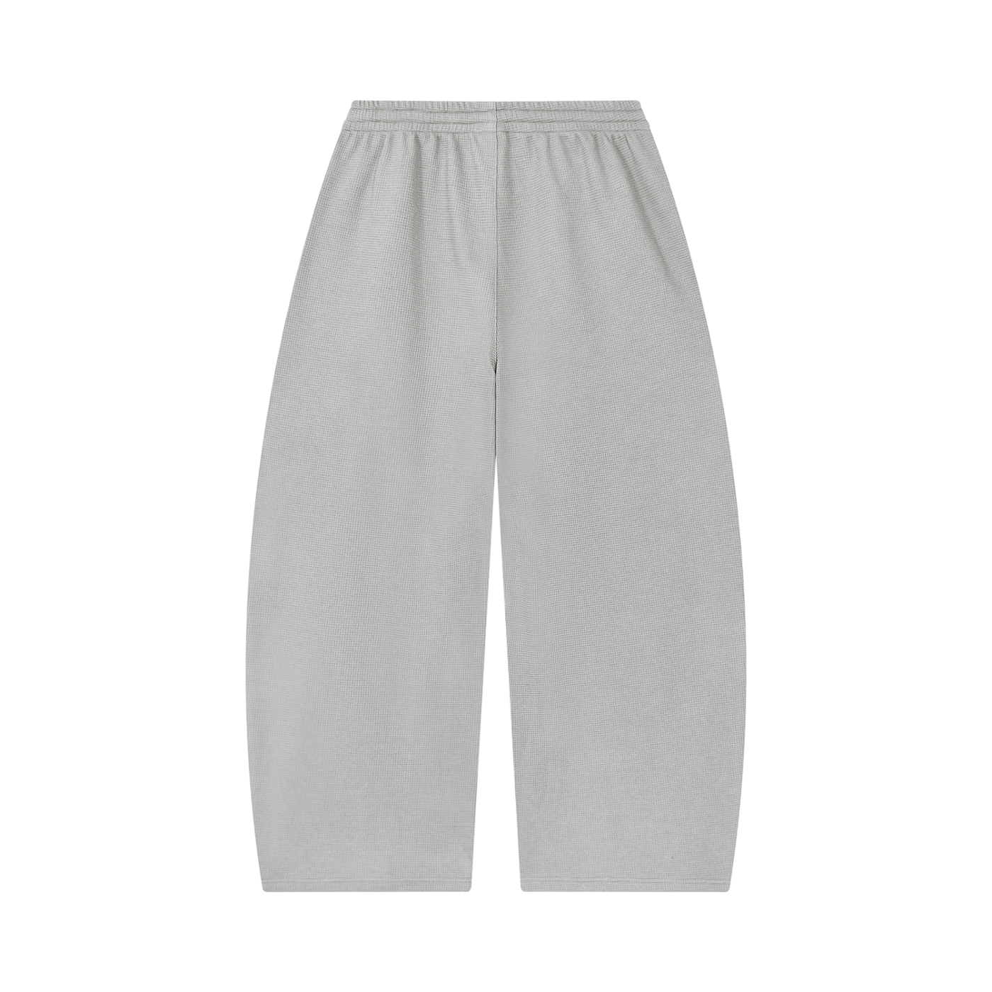 2RAW Waffle Barrel Leg Pants — Oat Gray