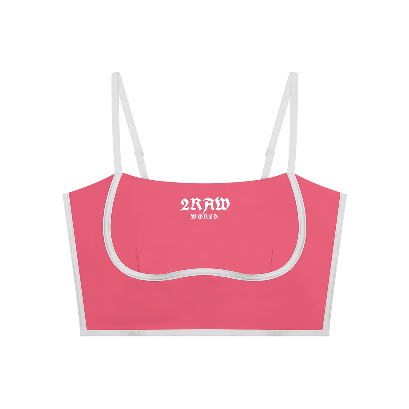 2RAW WORLD Women’s Color Bloc Yoga Sports Bra