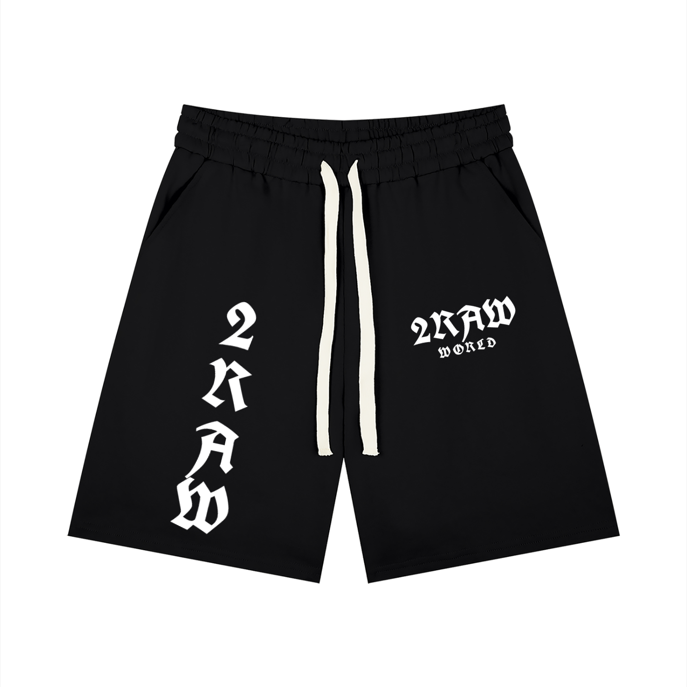2RAW WORLD Fit Drawstring Shorts