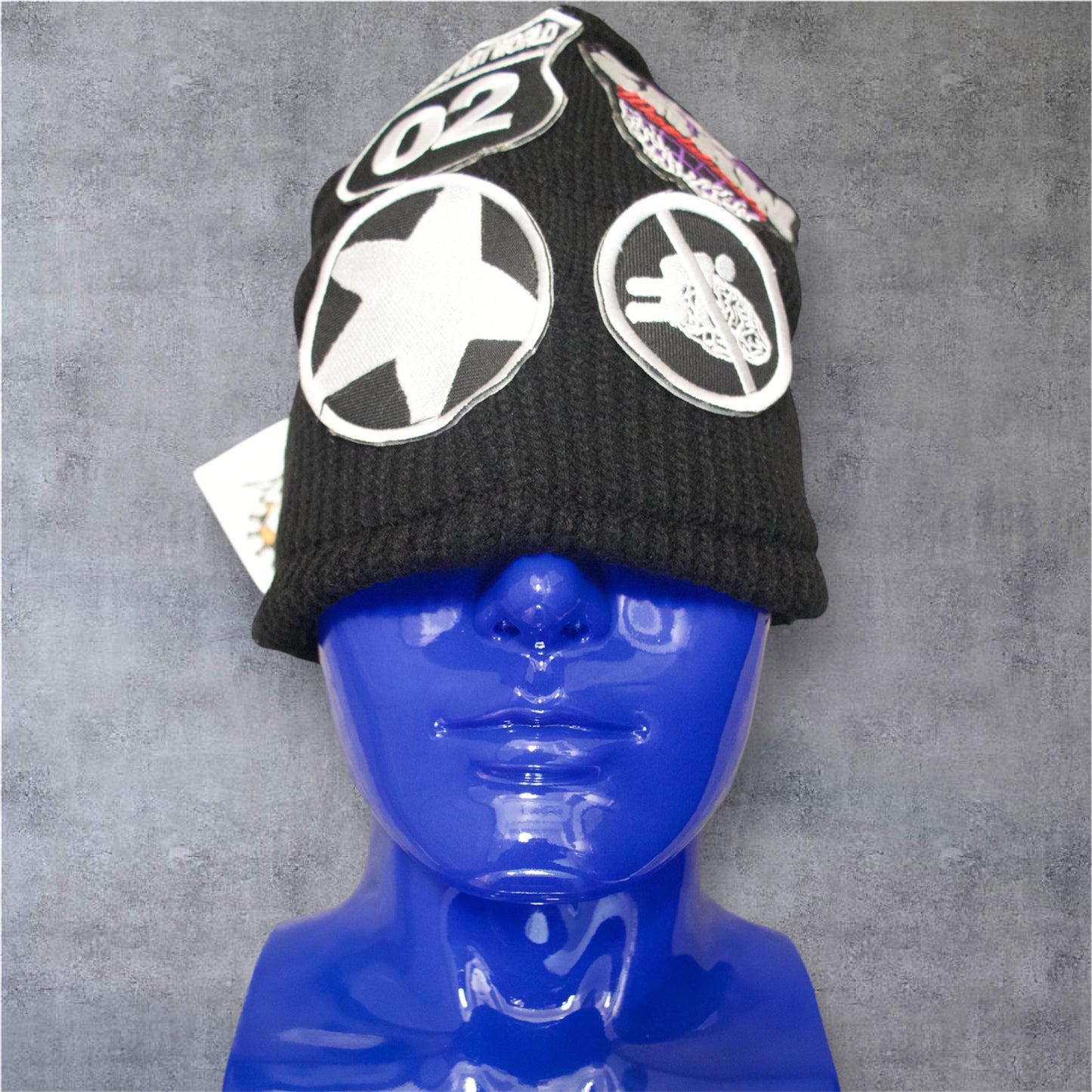 2RAW STOP FUCK!NG MY BRAIN BEANIE BLACK