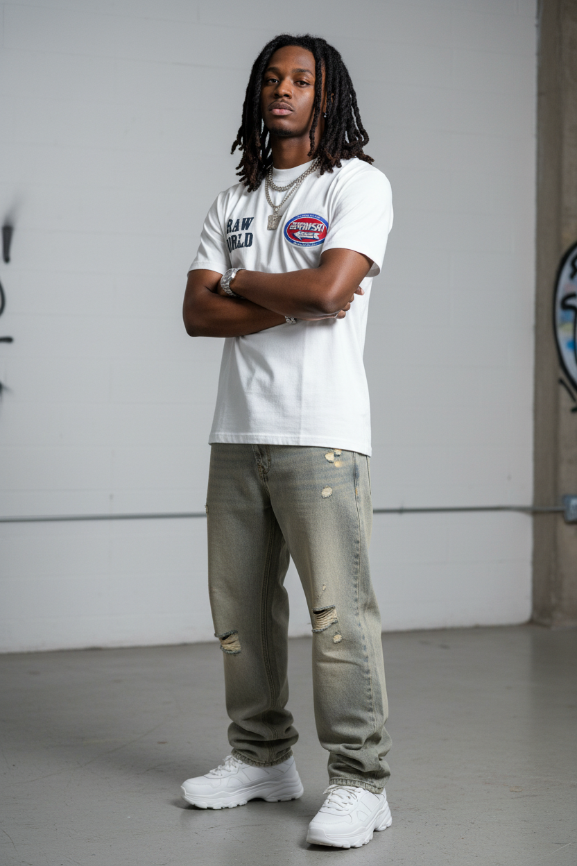 2RAW WORLD TEE