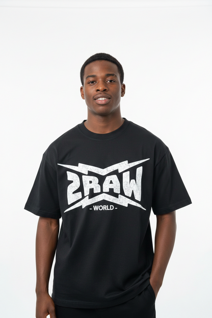 World of 2RAW Tee — Black