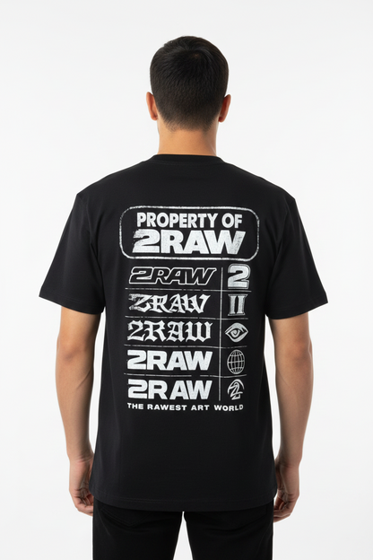 World of 2RAW Tee — Black
