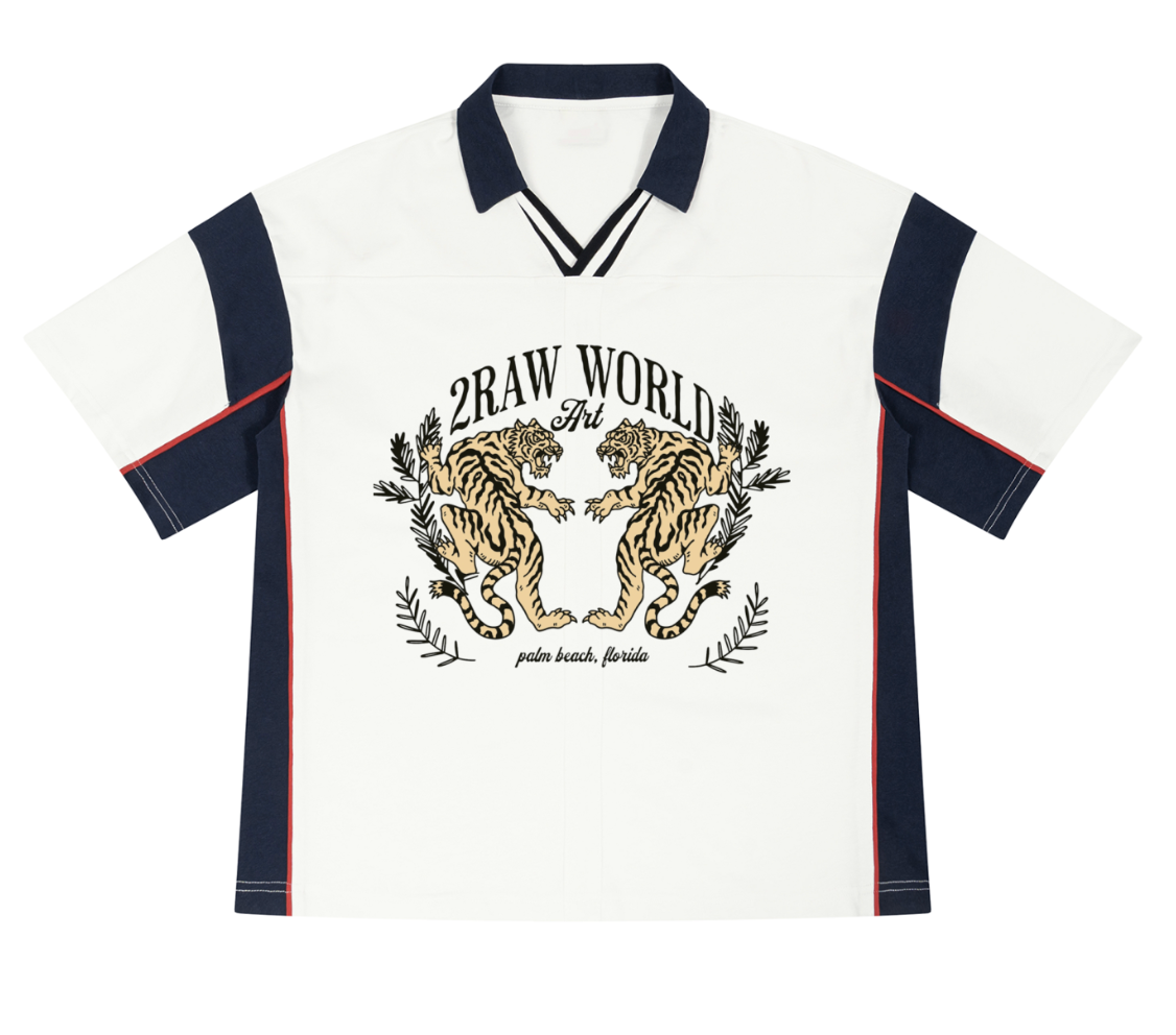 2RAW World “Twin Tigers” Polo Shirt