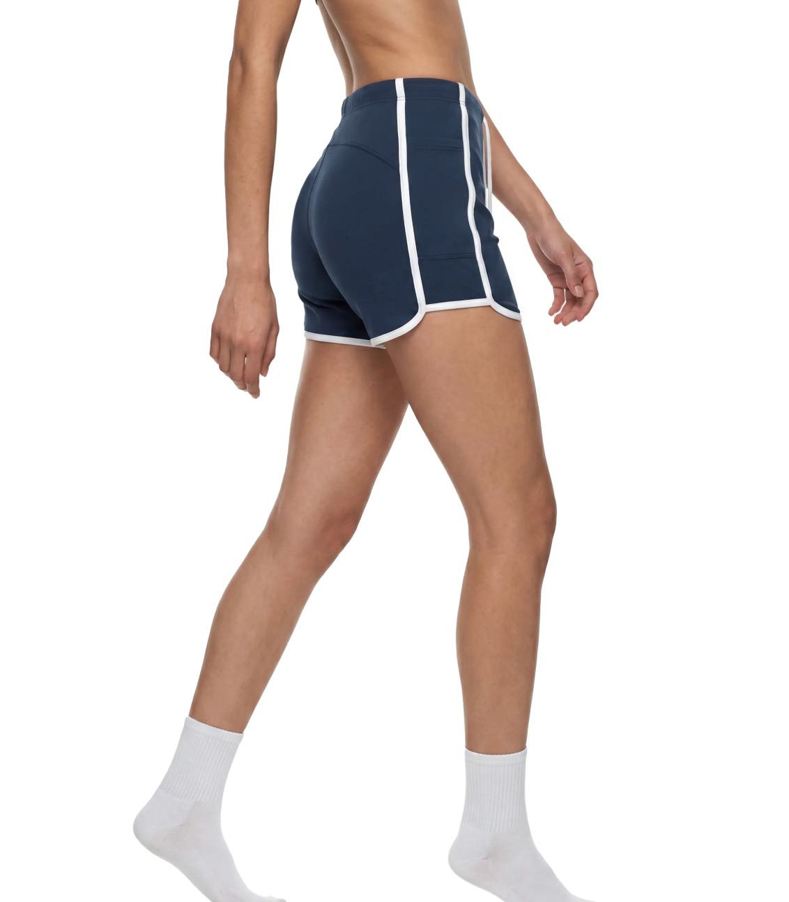 2RAW WORLD Women's High Rise Color Block Yoga Shorts