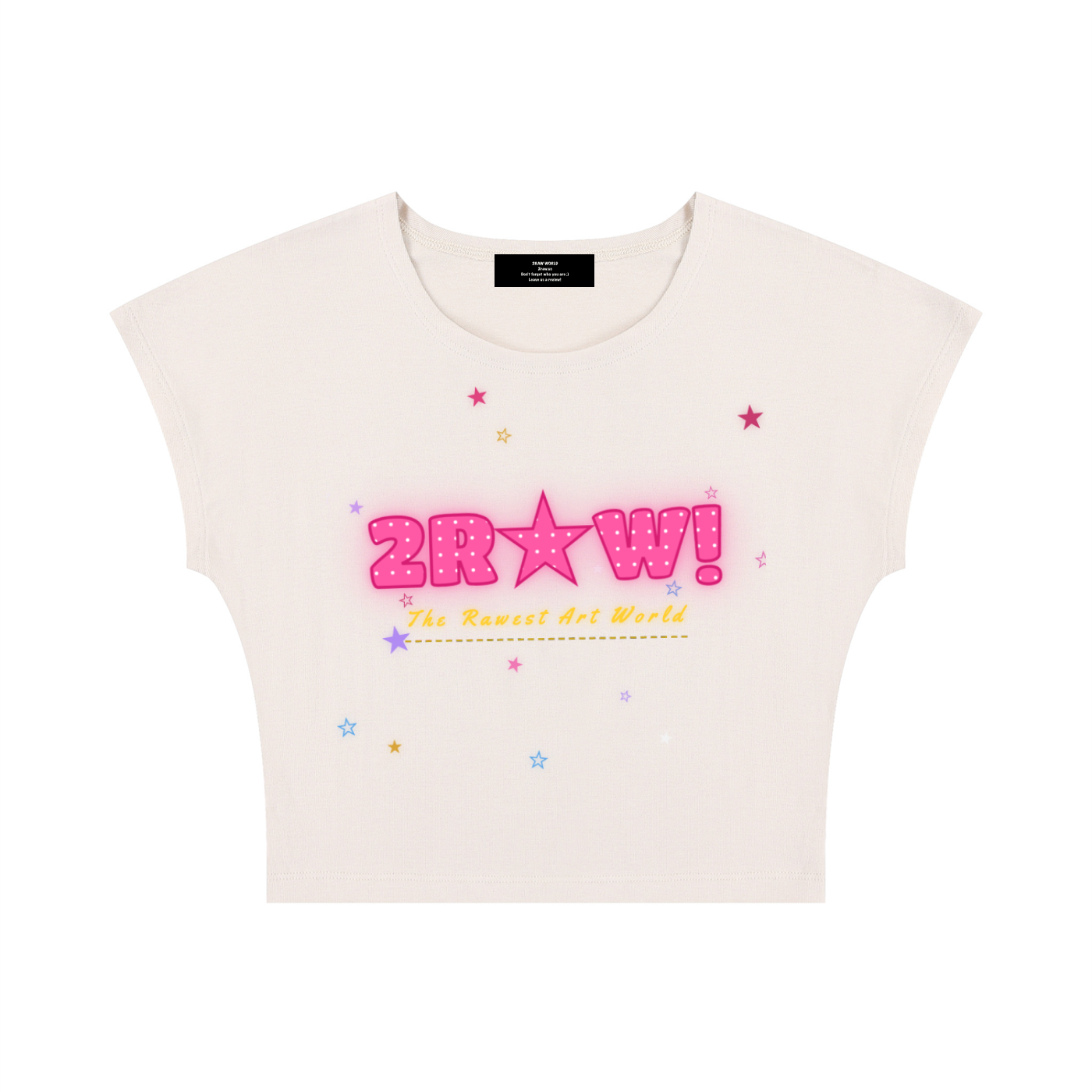 2RAW Women's Slim Crop Tee