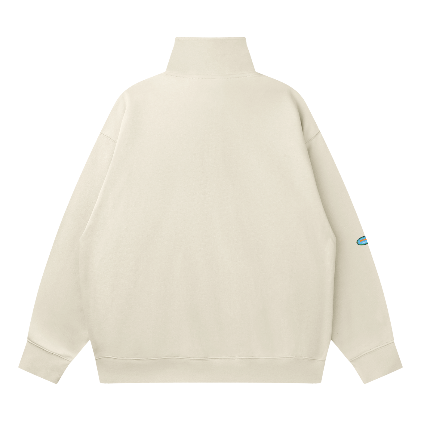 2RAW Quarter-Zip Drop Shoulder Sweatshirt