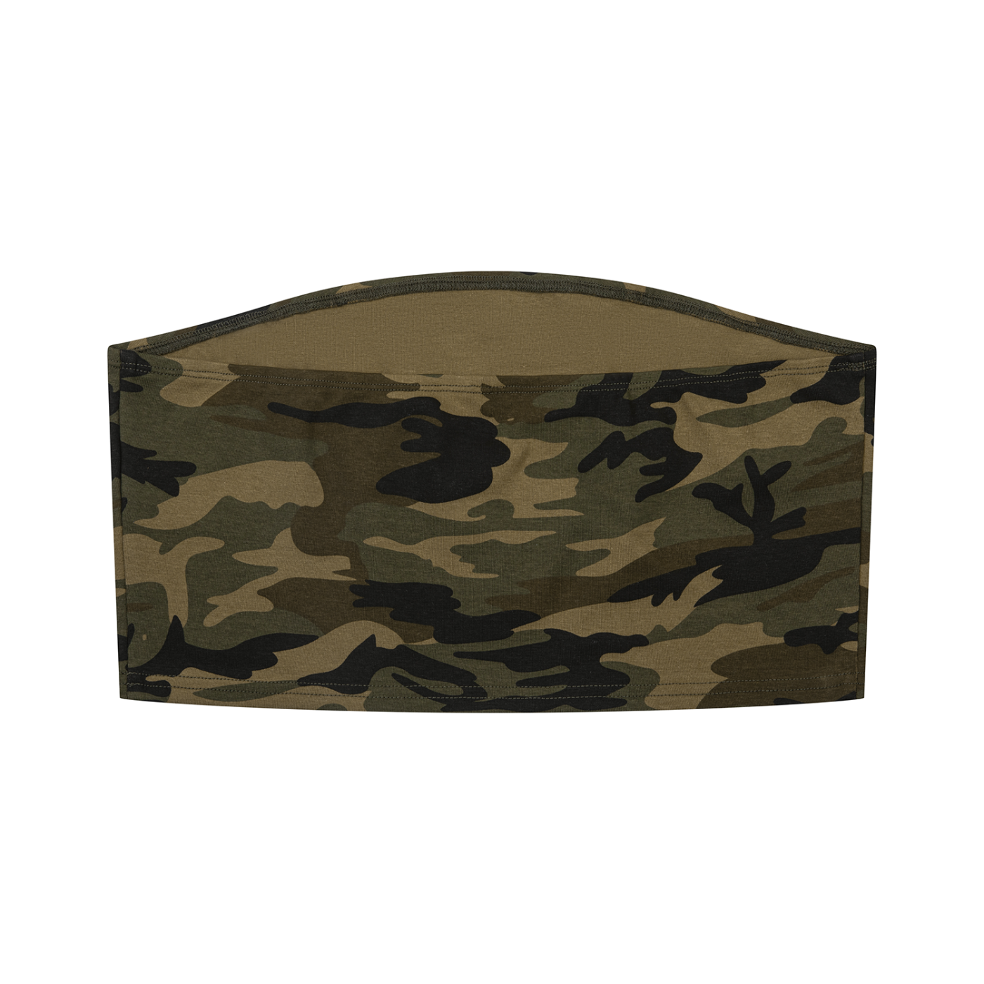 2RAW Women's Camo Cropped Tube Top