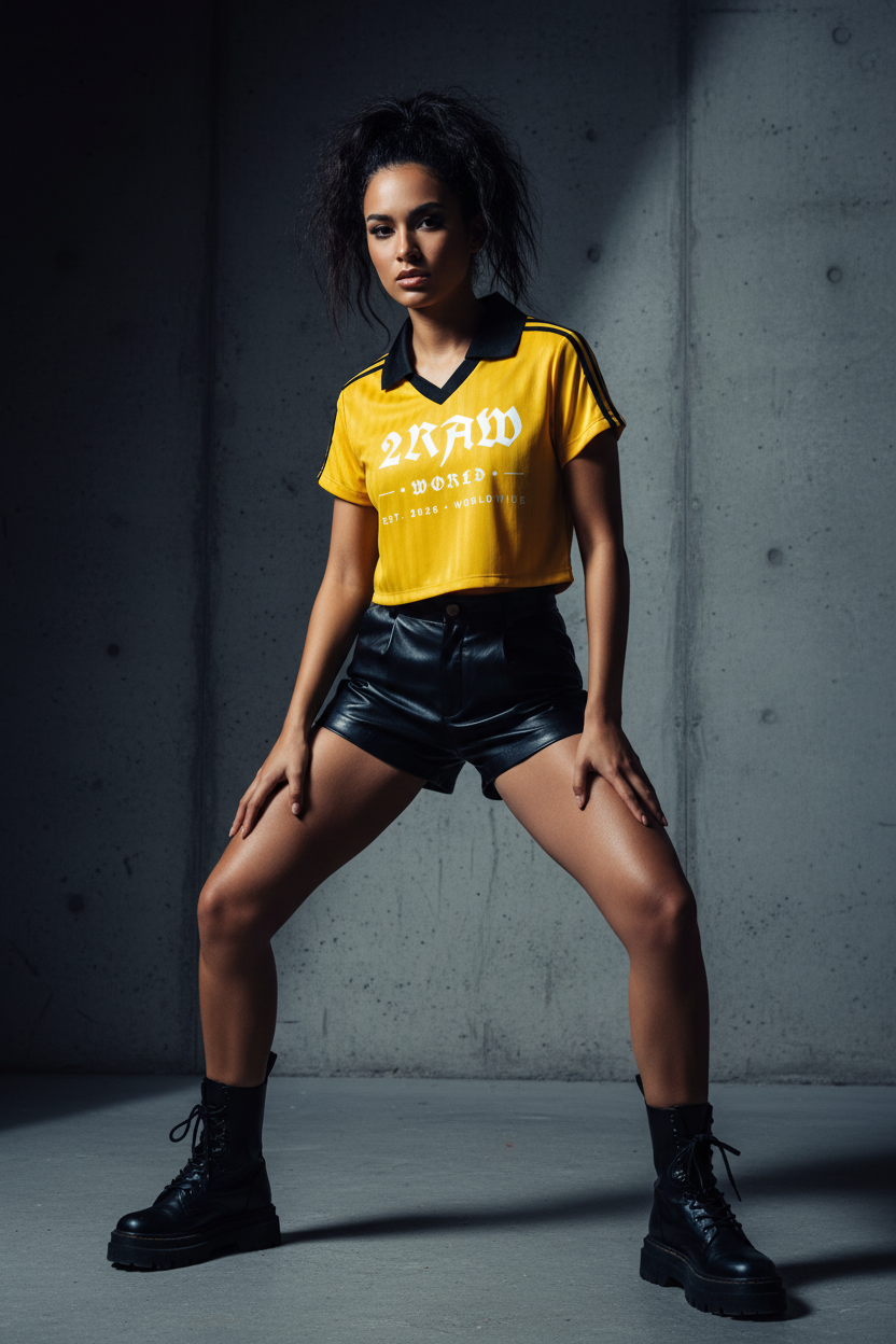 2RAW Cropped Jersey