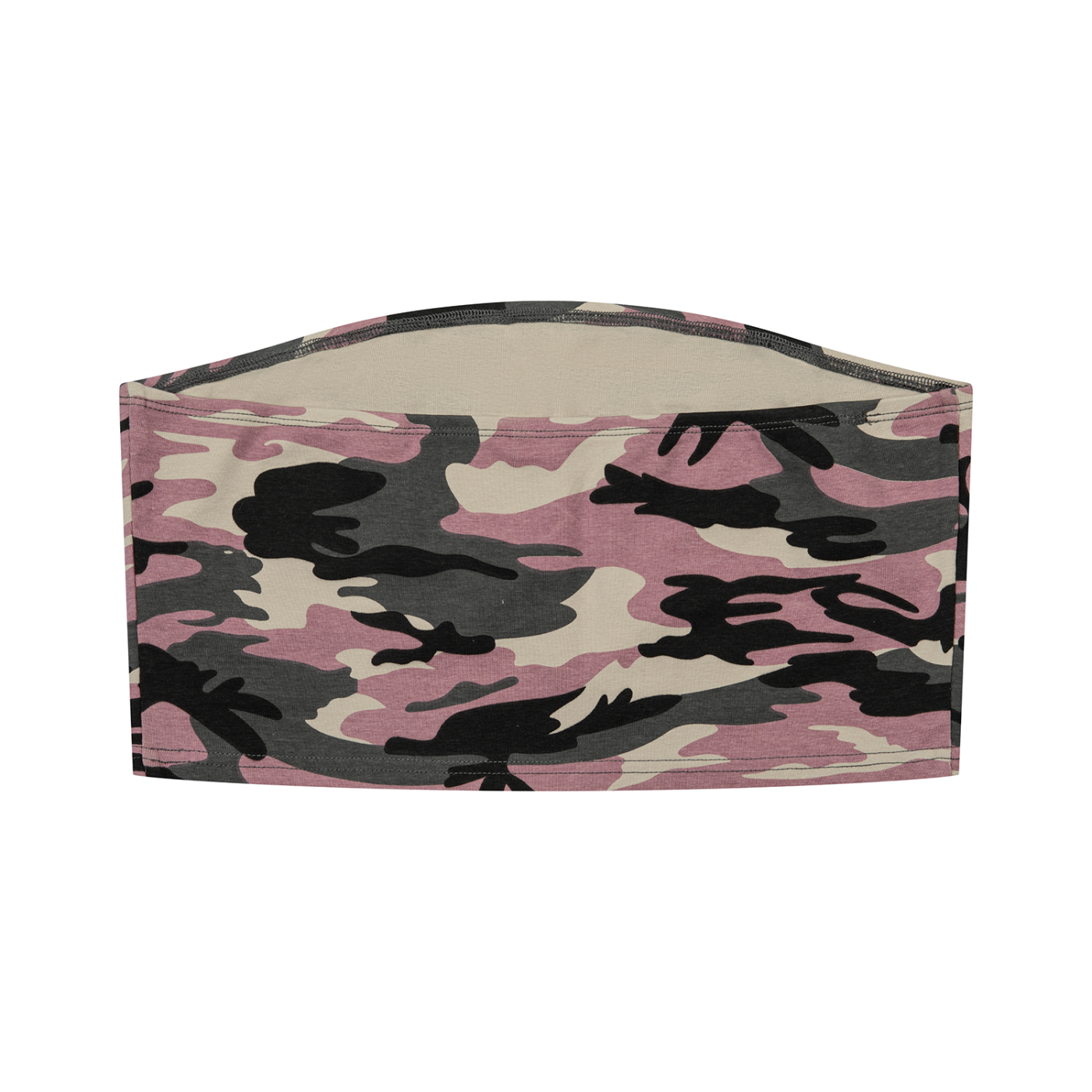 2RAW Women's Camo Cropped Tube Top