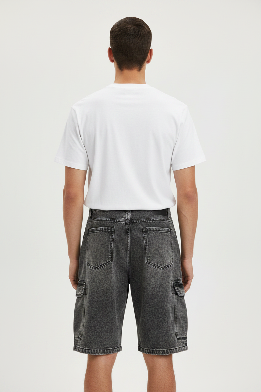 2RAW Circle Vintage Wash Shorts