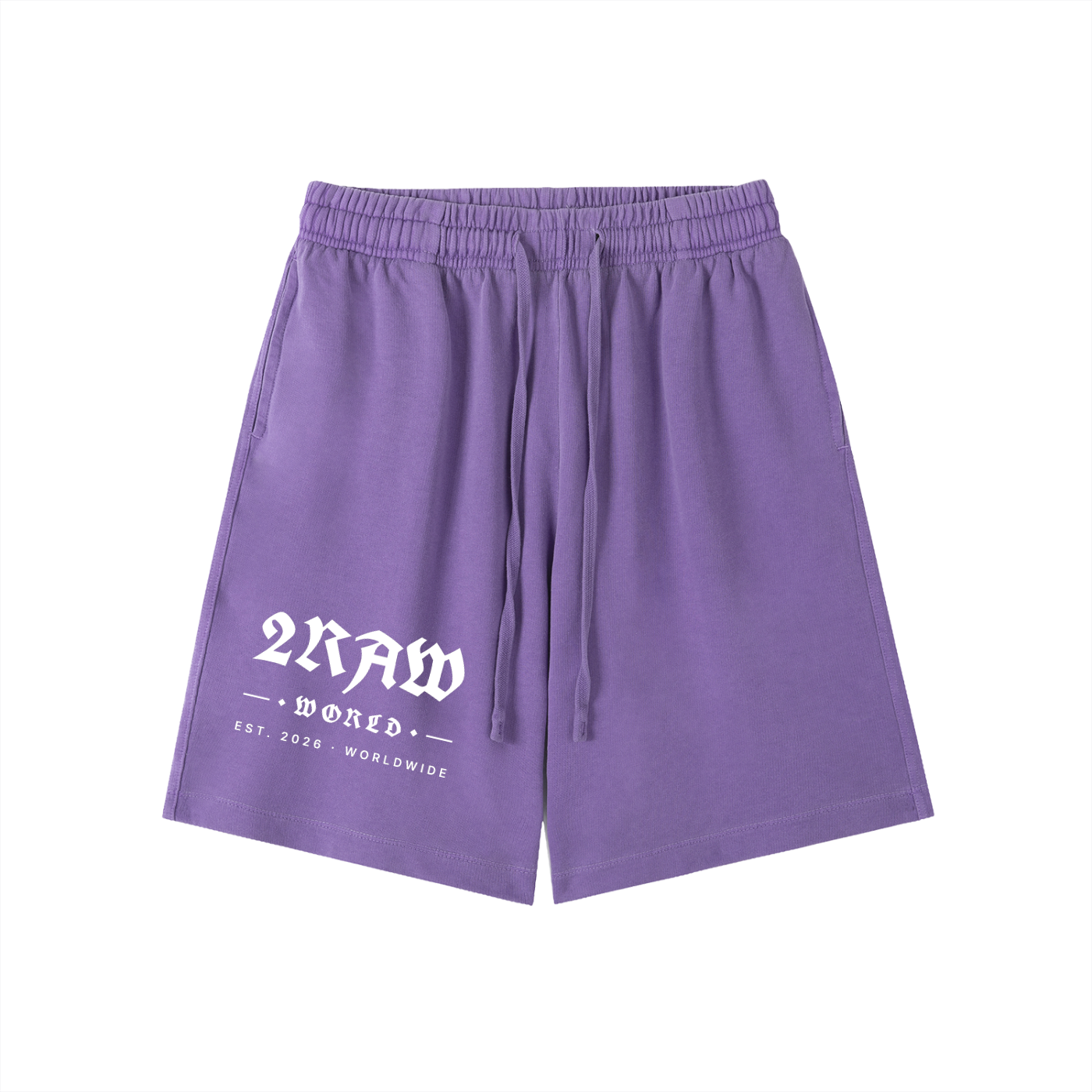 2RAW WORLD Vintage Wash Cotton Shorts