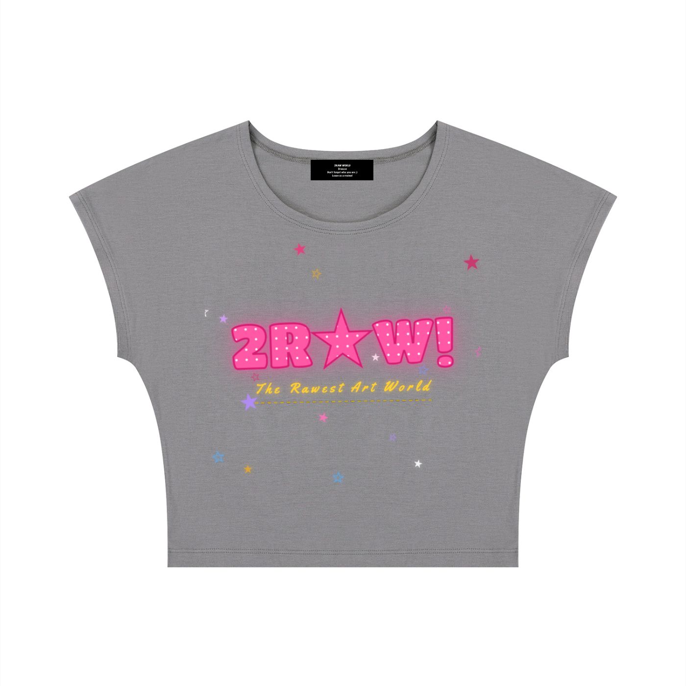 2RAW Women's Slim Crop Tee