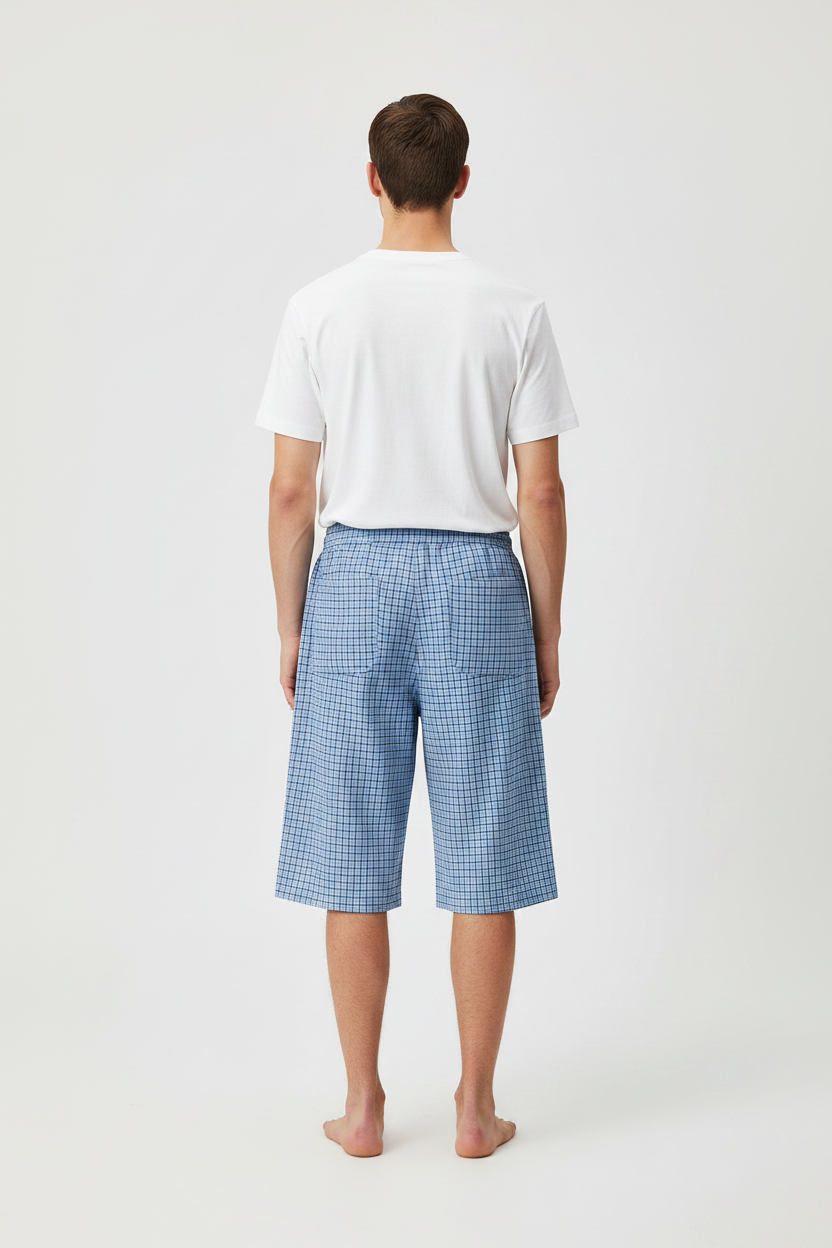 2RAW Plaid Drawstring Shorts