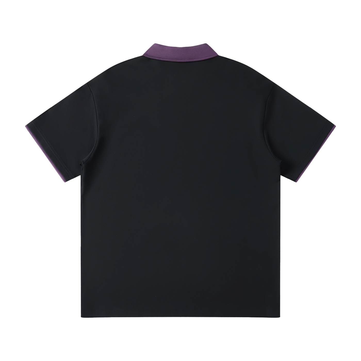 2RAW Contrast Collar Raglan Polo