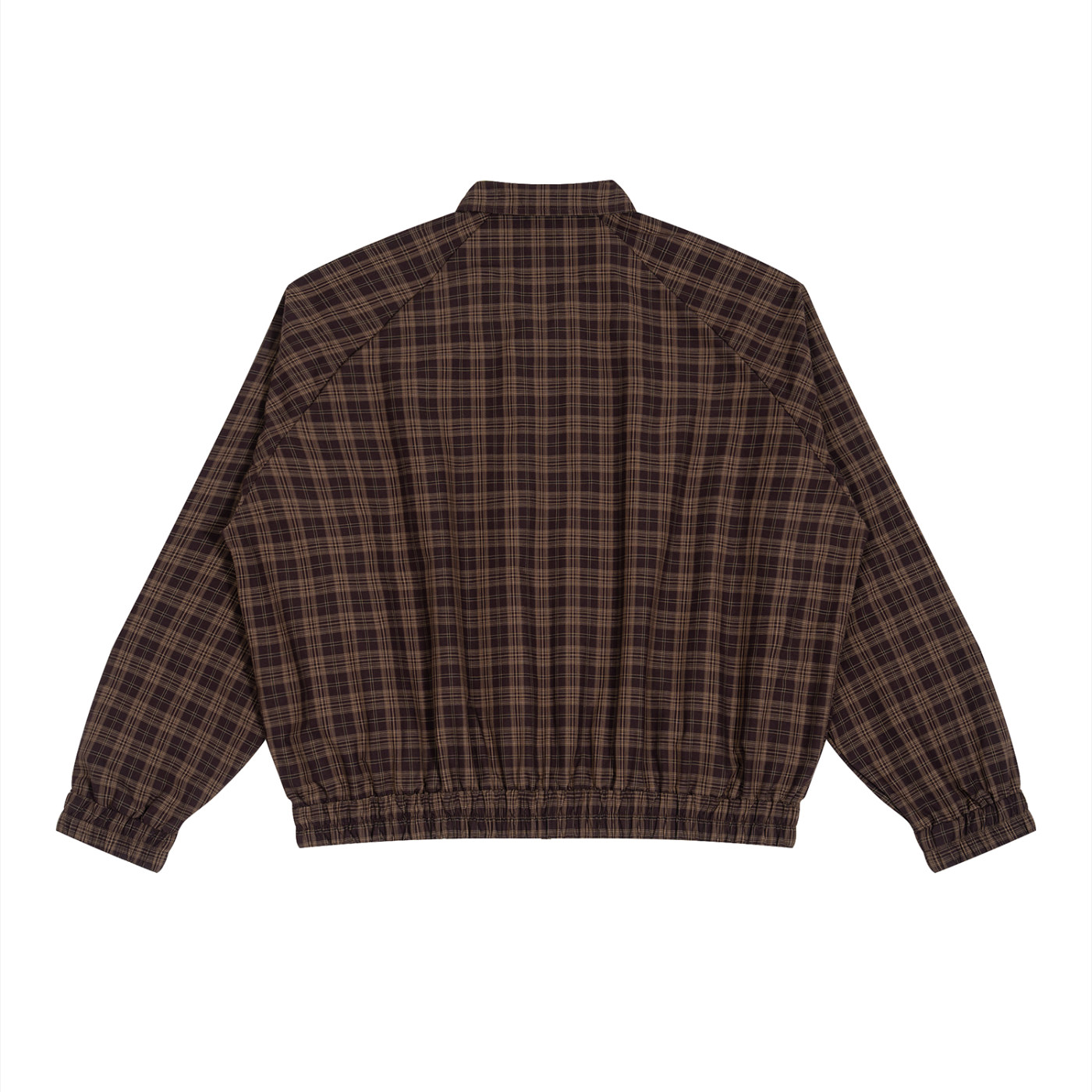 2RAW Plaid Full-Zip Track Jacket