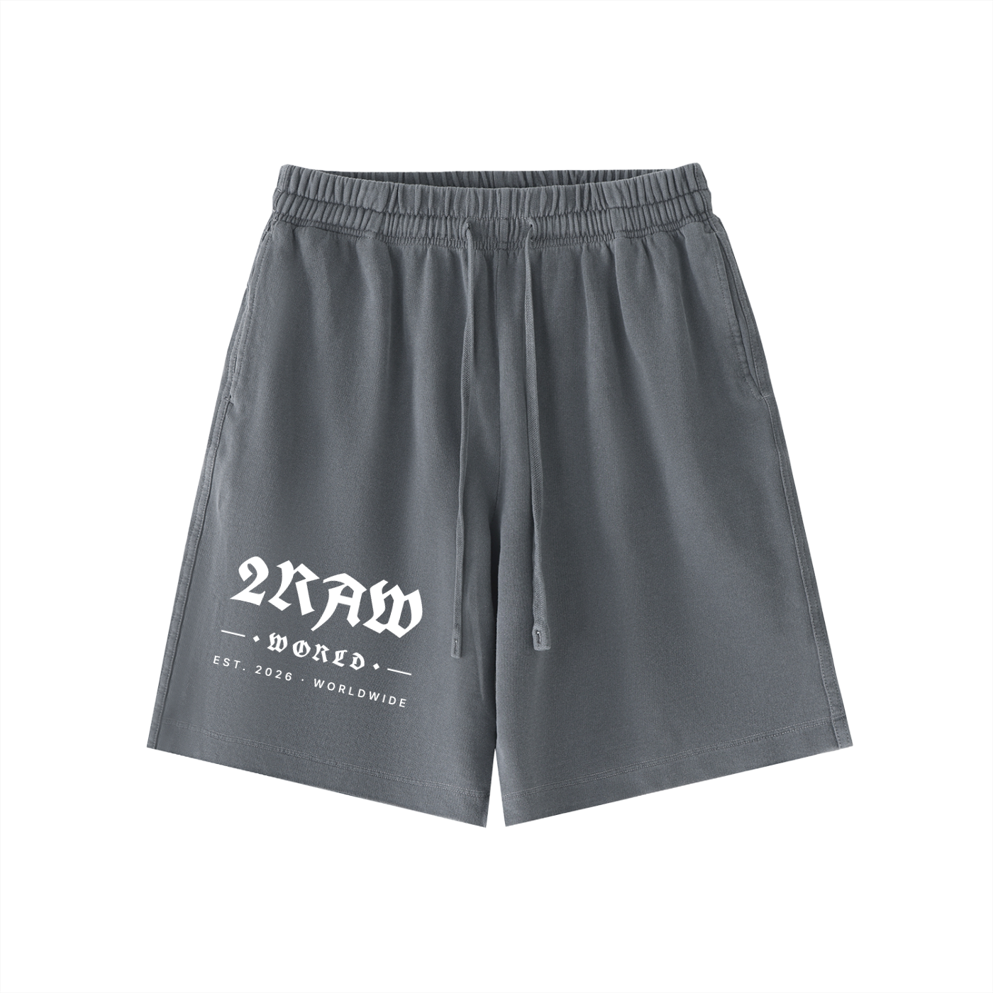 2RAW WORLD Vintage Wash Cotton Shorts
