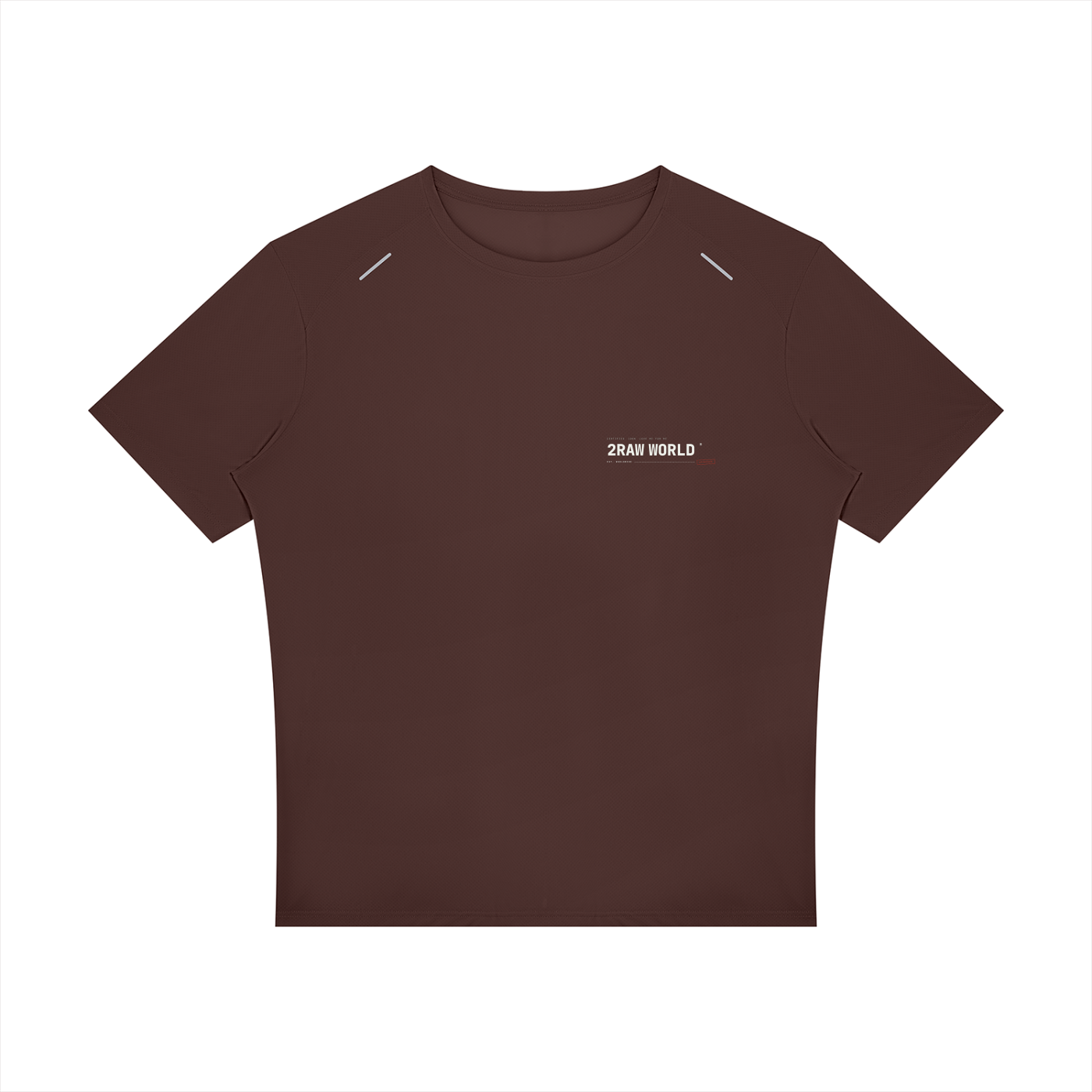 2RAW Men's Raglan Reflective Tee