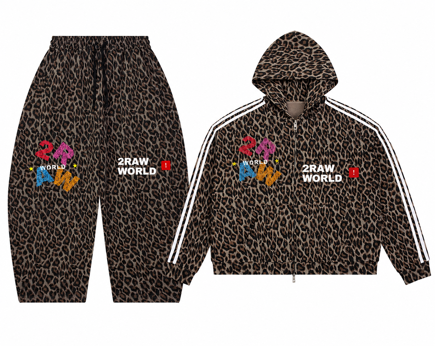 2RAW WORLD  Leopard Barrel SET