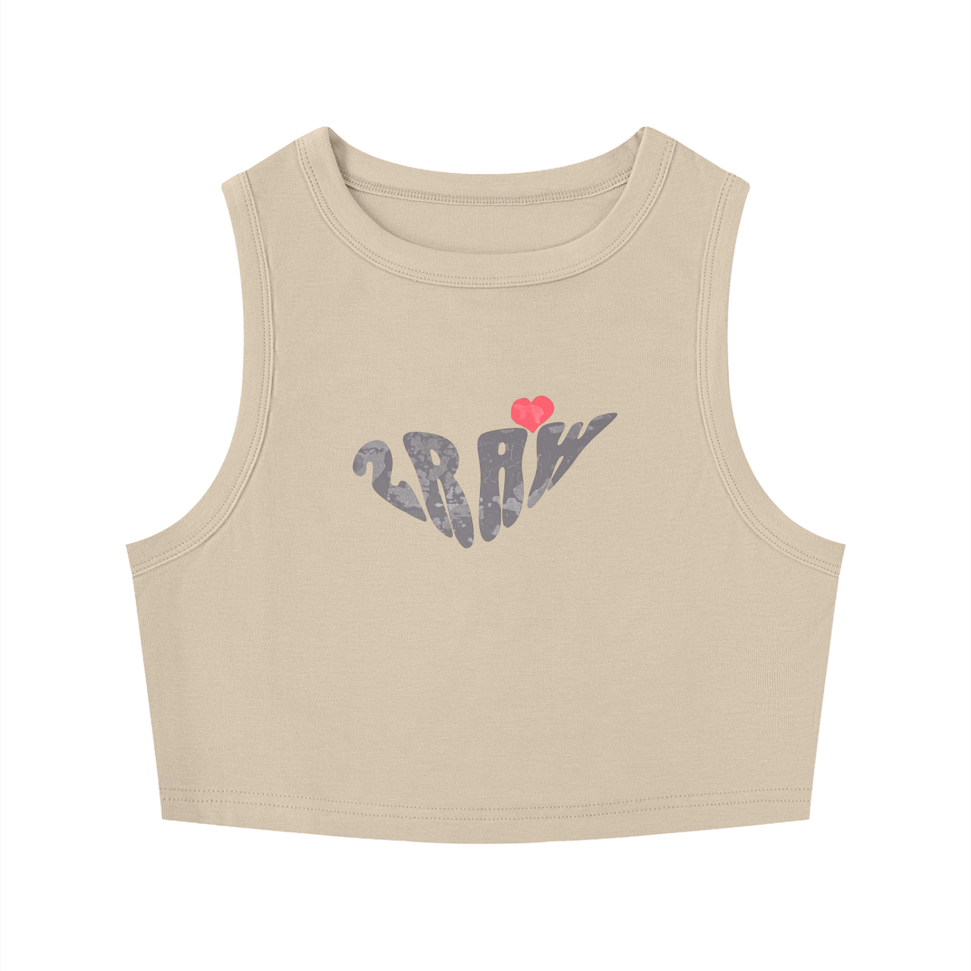 Women's Tight Crewneck Crop Tank Top