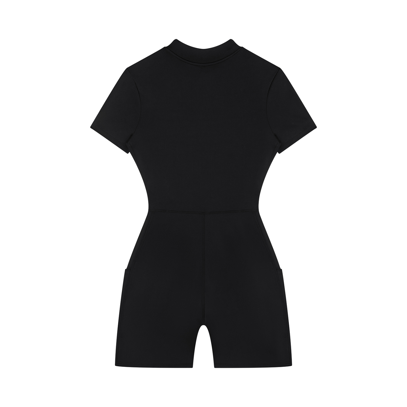 2RAW WORLD  Quarter-Zip Short Sleeve Romper