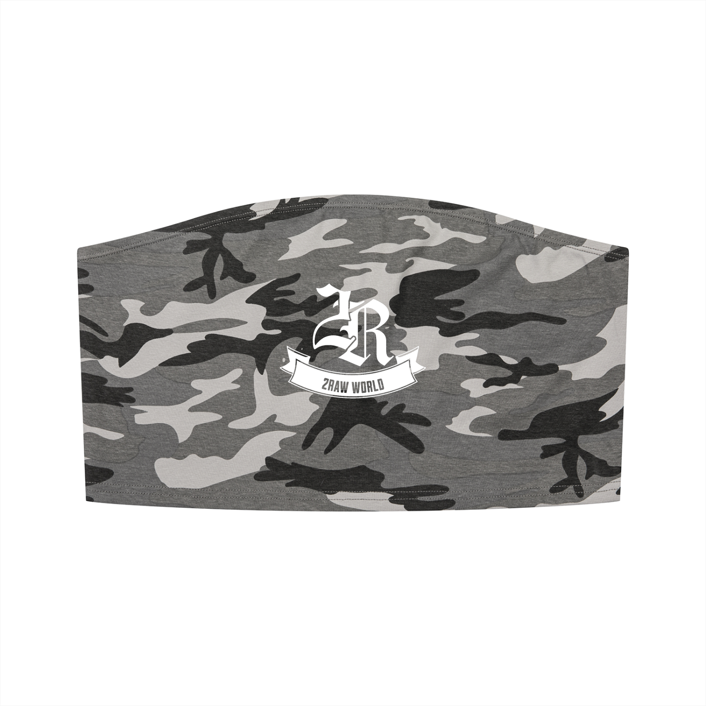 2RAW Women's Camo Cropped Tube Top
