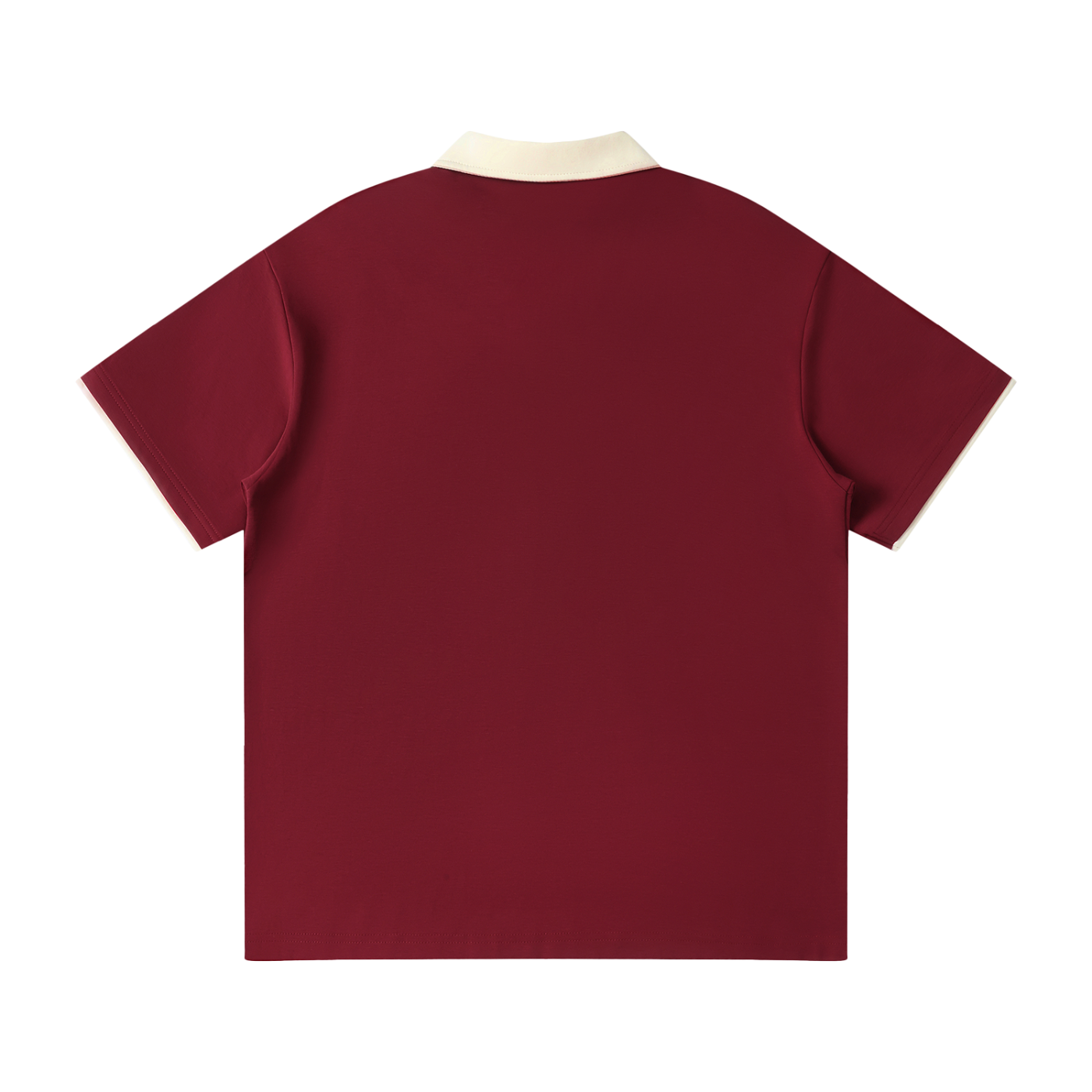 2RAW Contrast Collar Raglan Polo