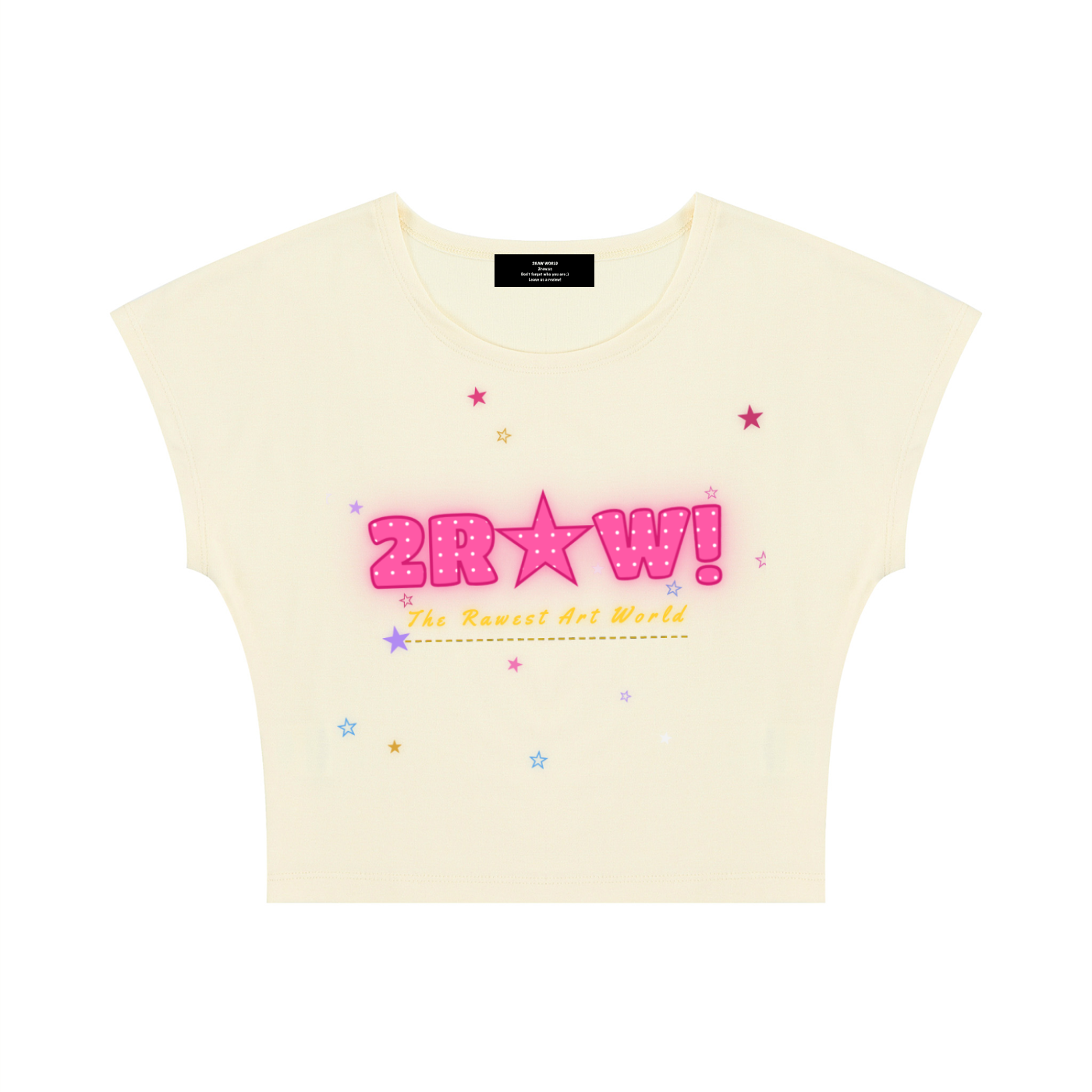 2RAW Women's Slim Crop Tee
