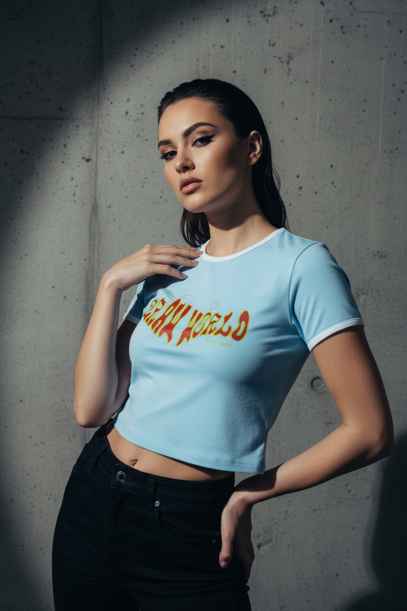 2RAW Pretty Soul Crop Tee