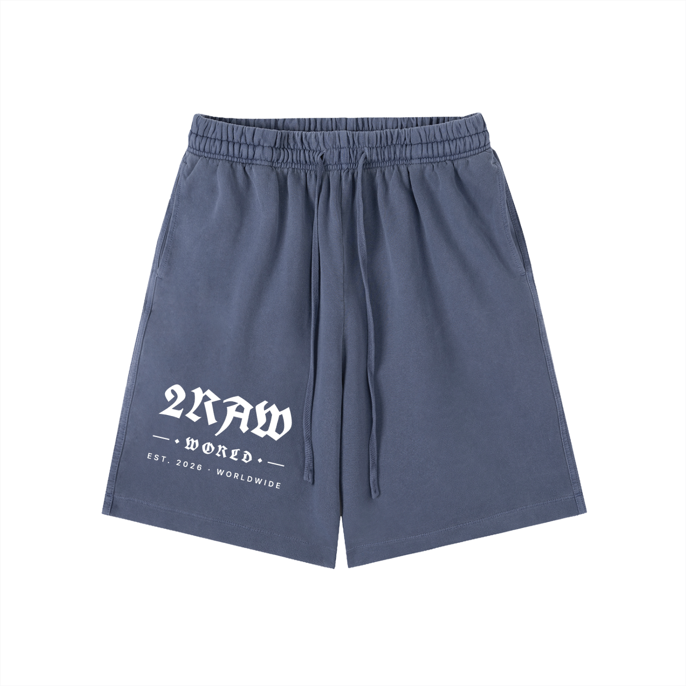 2RAW WORLD Vintage Wash Cotton Shorts