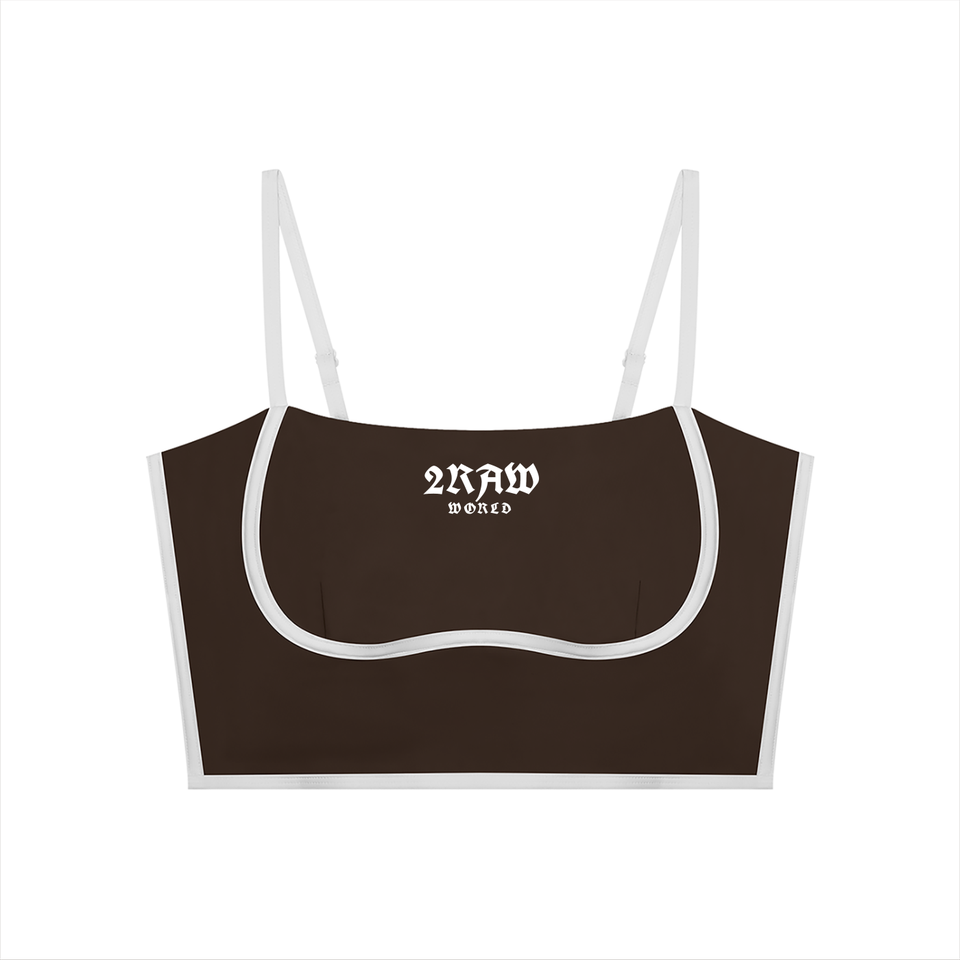 2RAW WORLD Women’s Color Bloc Yoga Sports Bra