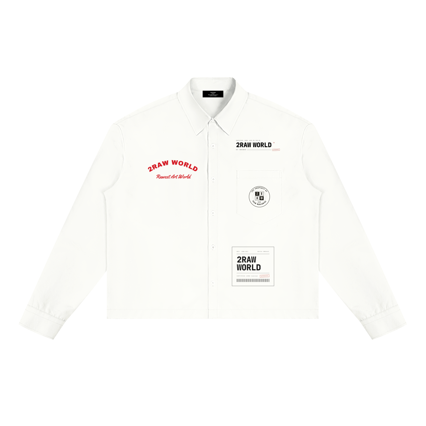 2RAW Boxy Long Sleeve Shirt