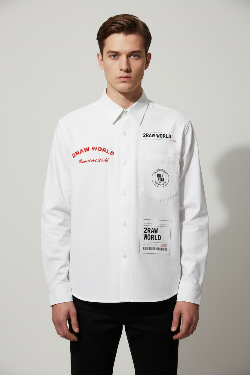 2RAW Boxy Long Sleeve Shirt