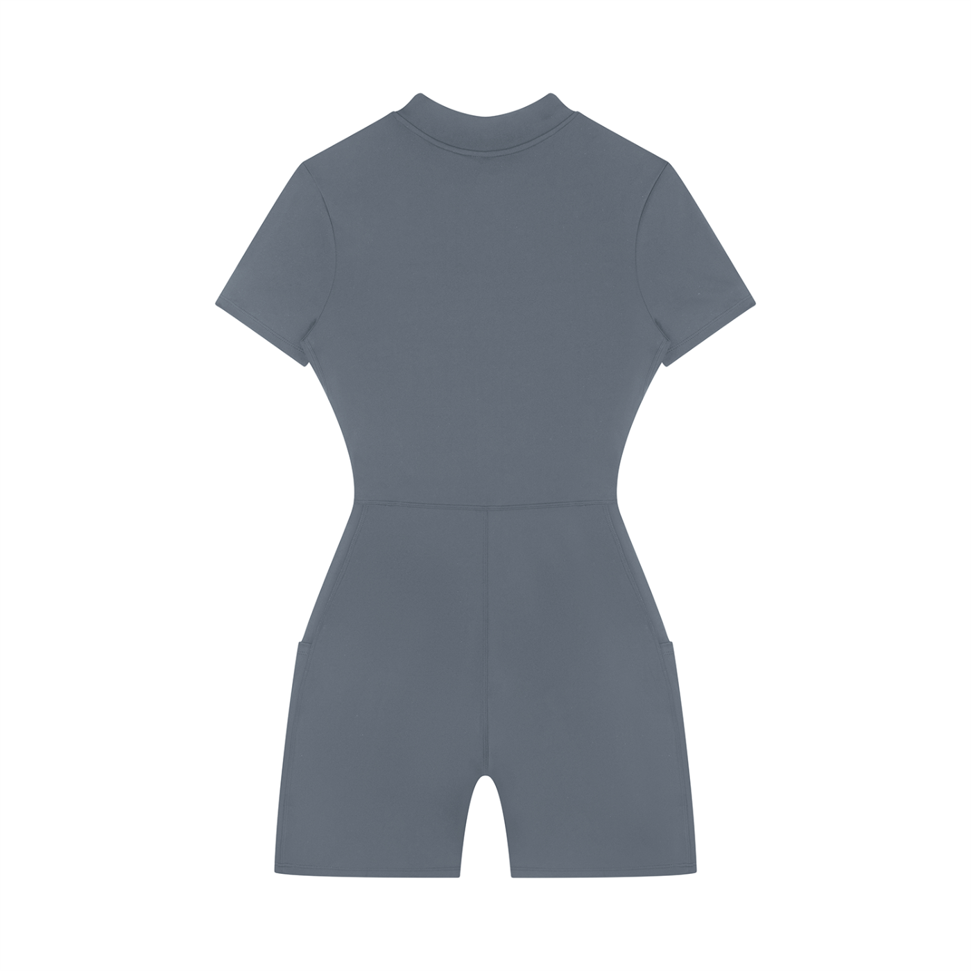 2RAW WORLD  Quarter-Zip Short Sleeve Romper
