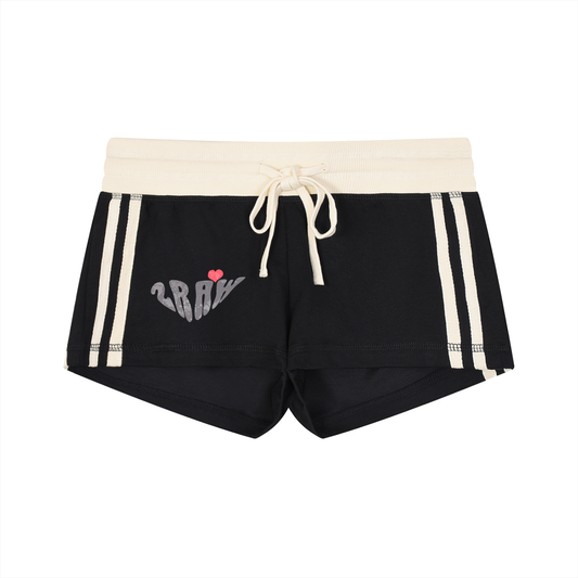 2RAW Sweetheart Stripe Track Shorts