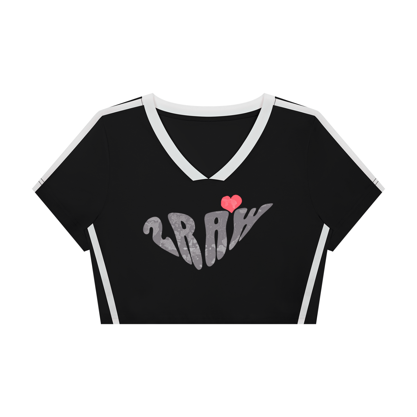 2RAW V-Neck Active crop top