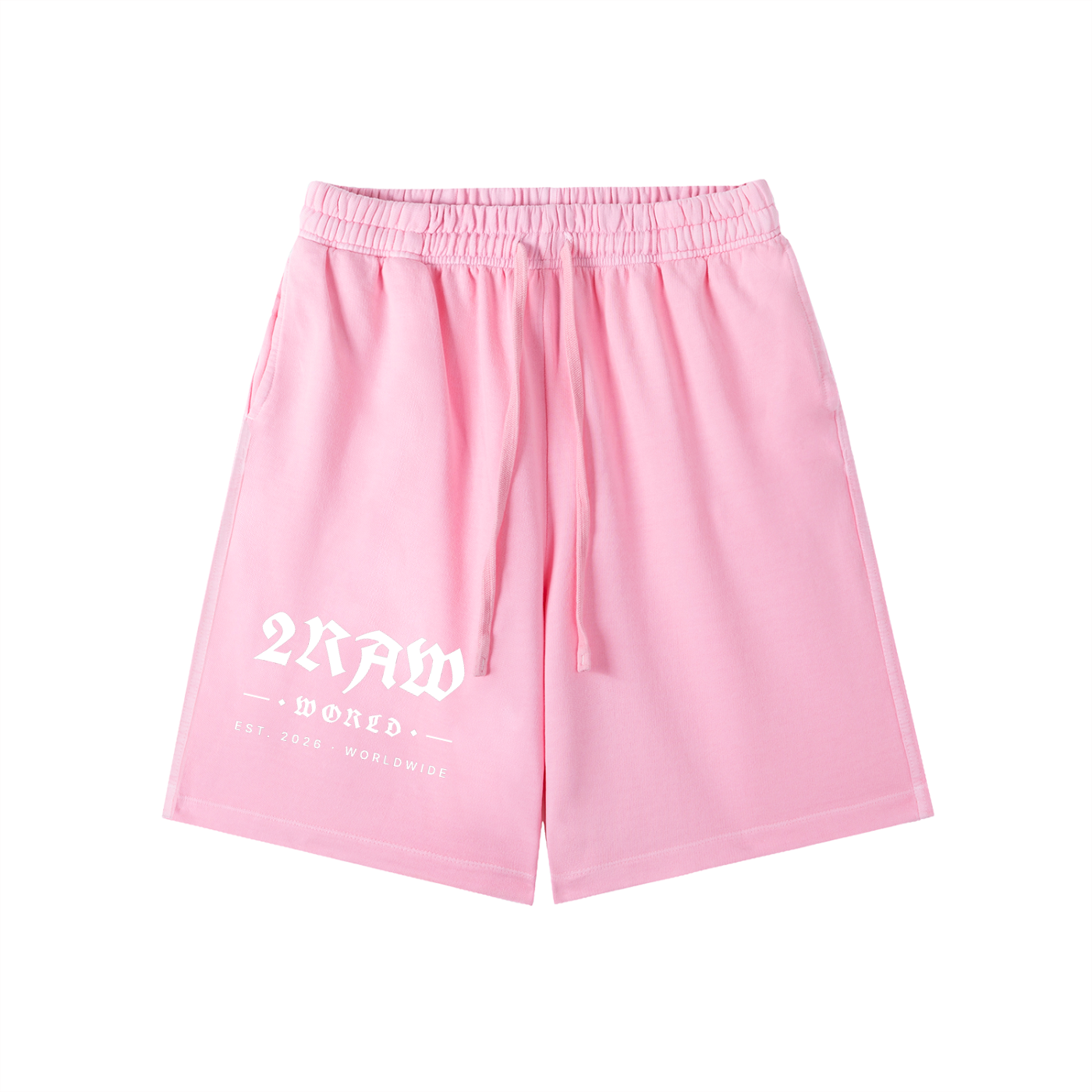 2RAW WORLD Vintage Wash Cotton Shorts