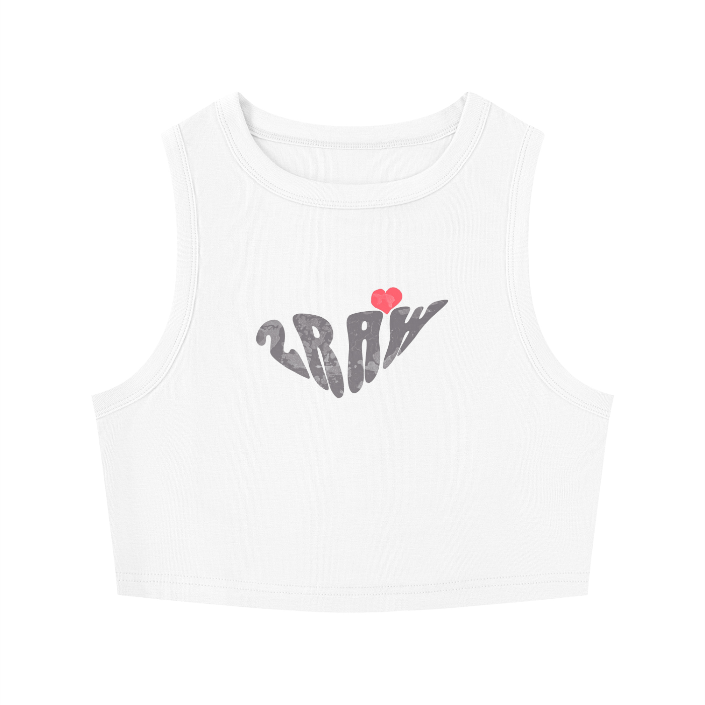 Women's Tight Crewneck Crop Tank Top