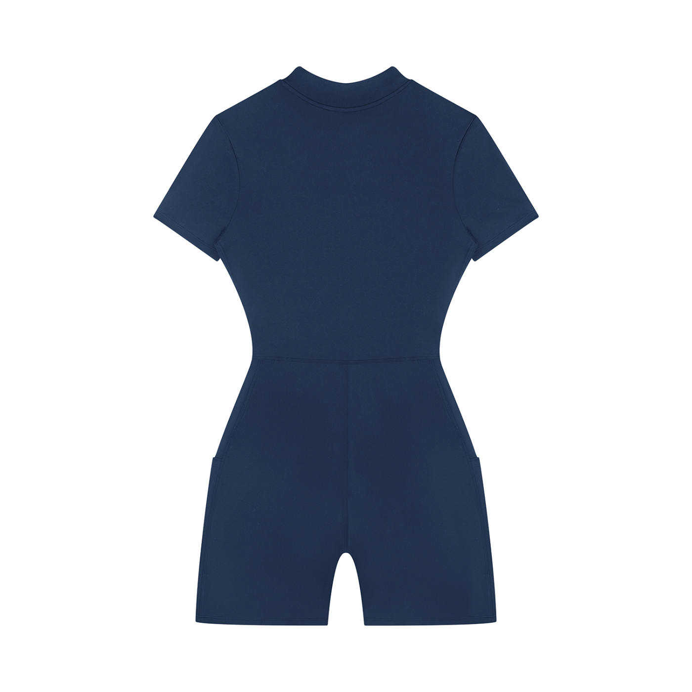 2RAW WORLD  Quarter-Zip Short Sleeve Romper