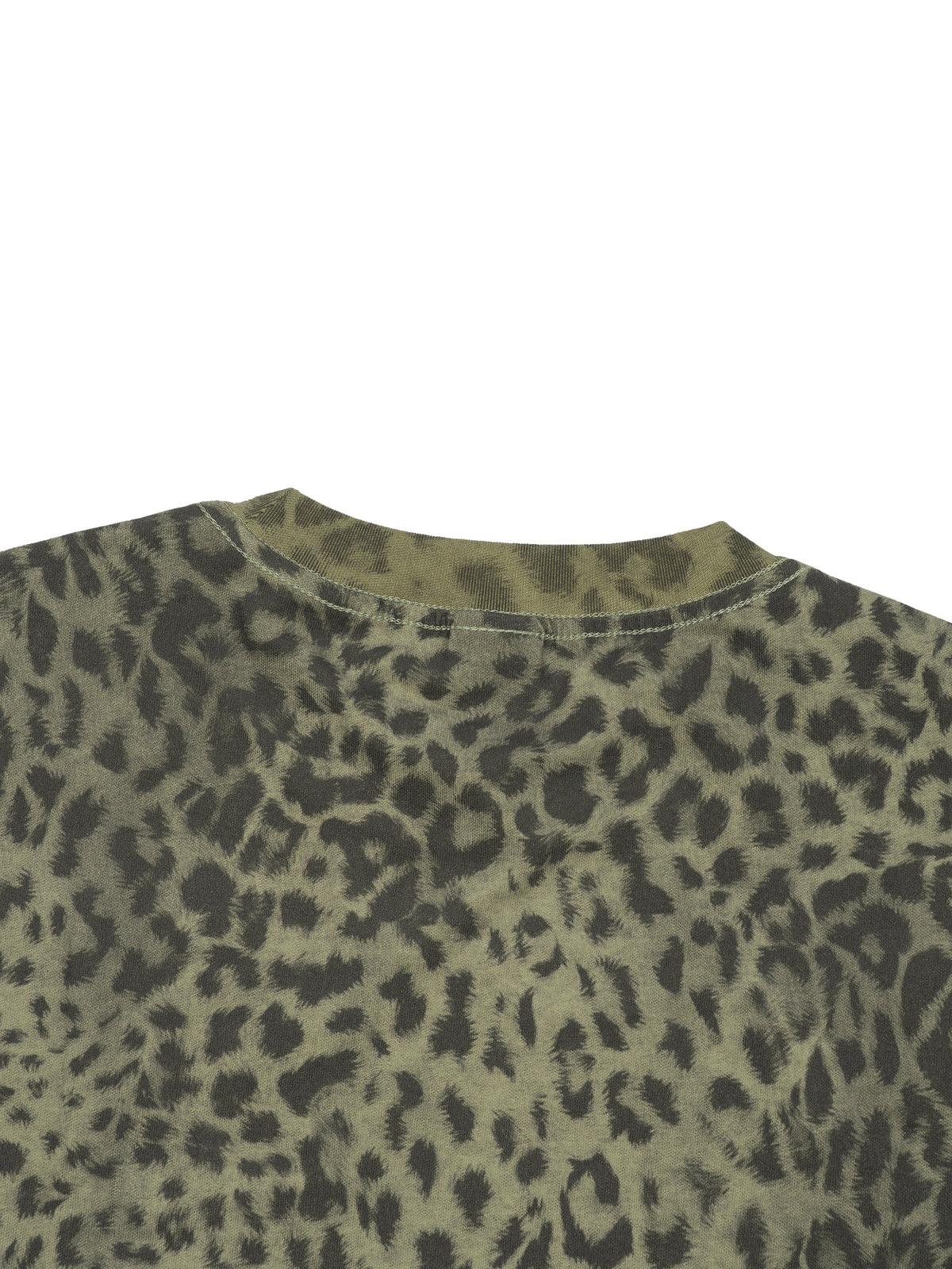 2RAW Wild Instinct Leopard Mesh Shirt