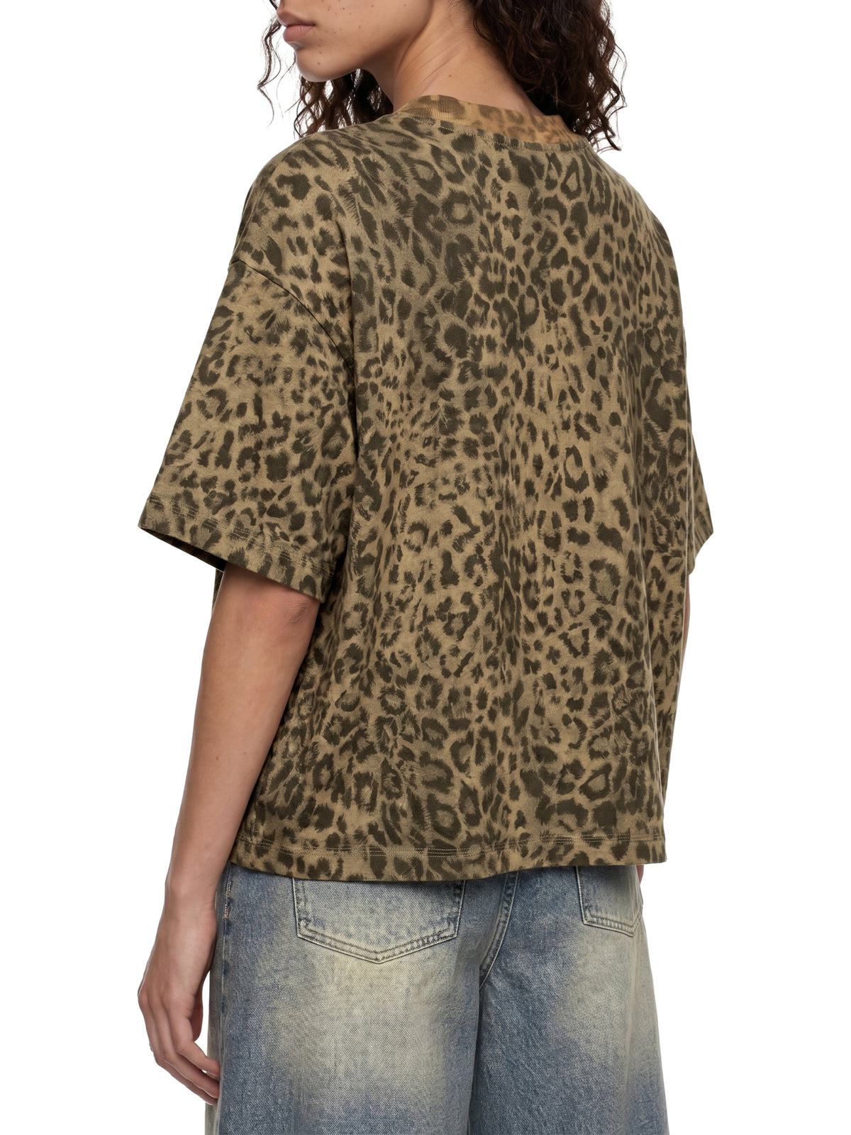 2RAW Wild Instinct Leopard Mesh Shirt