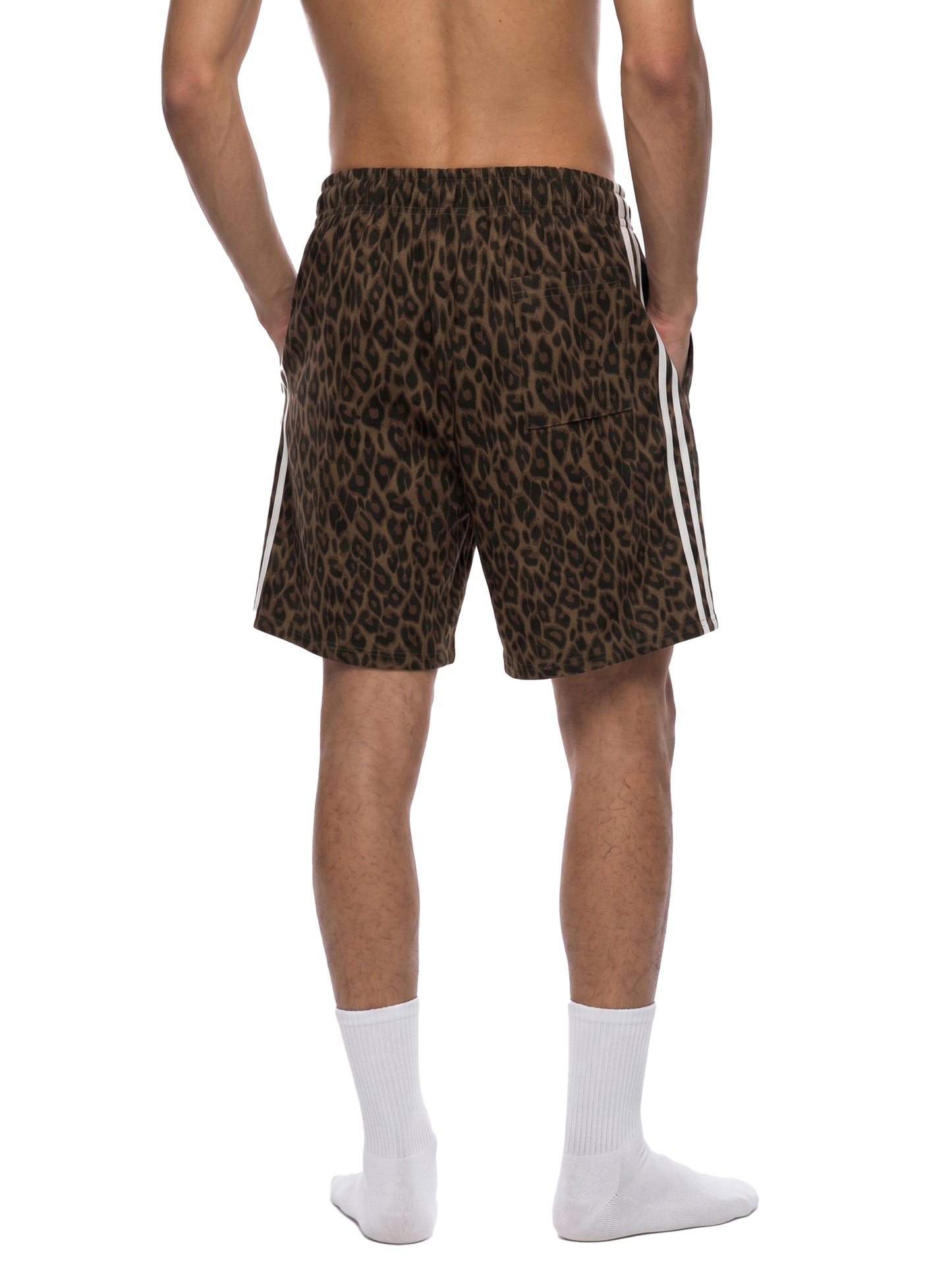 2RAW Wild Instinct Leopard Mesh Shorts